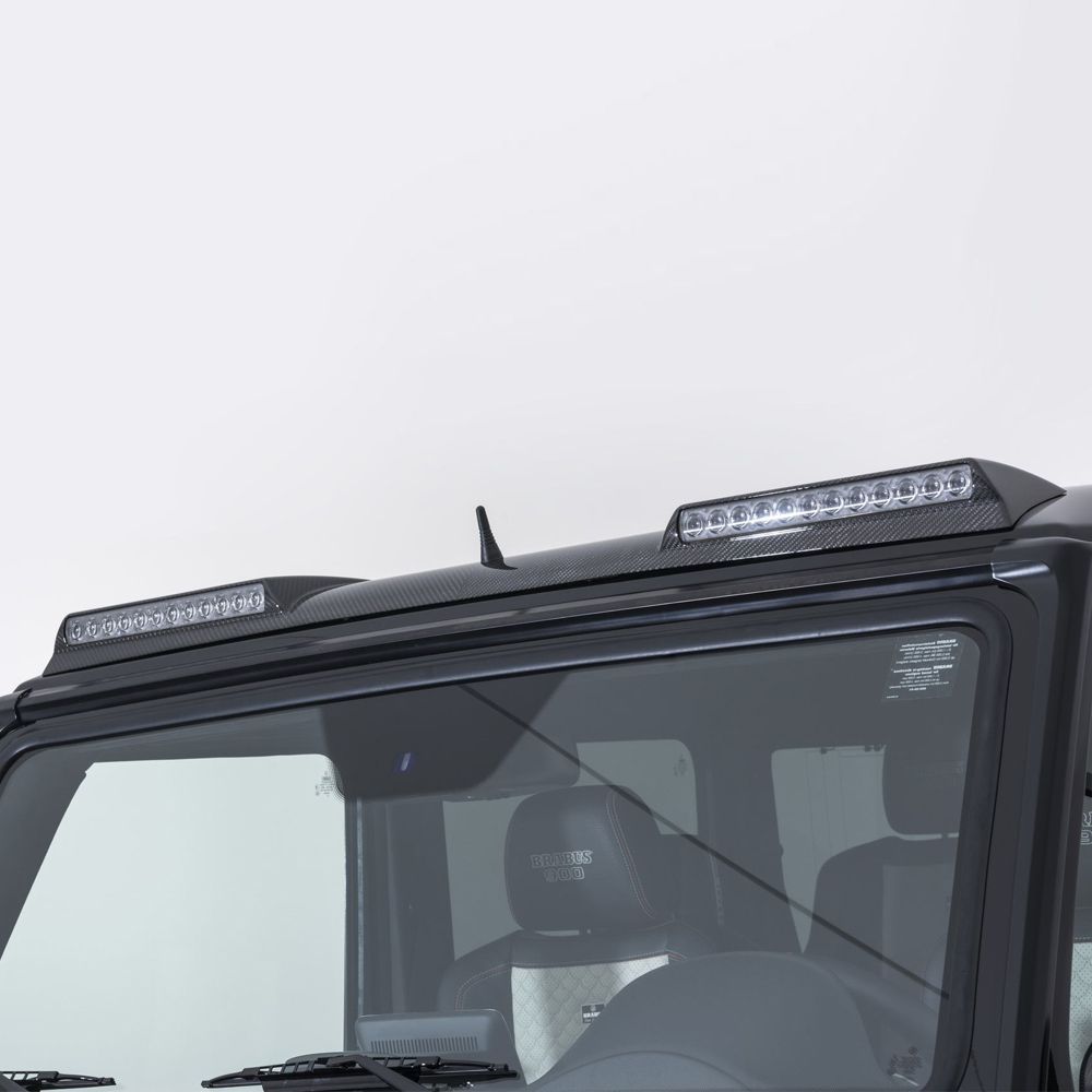 Mercedes-Benz W463 G-Wagon Carbon Fiber Front Roof LED Spoiler