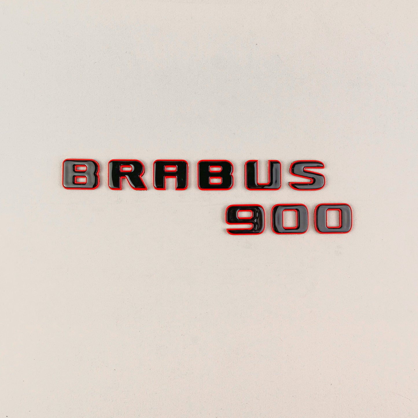 Brabus 900 Style Red Metal Badges Emblems Set for Mercedes-Benz W463 W463A W464 G Wagon