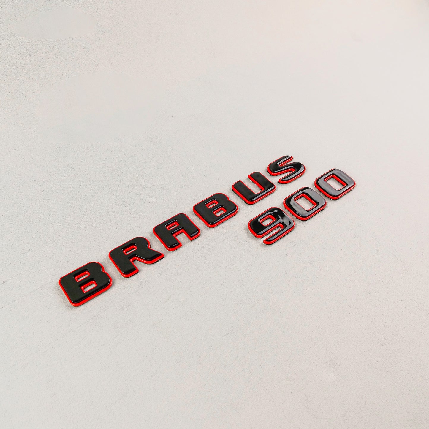 Brabus 900 Style Red Metal Badges Emblems Set for Mercedes-Benz W463 W463A W464 G Wagon