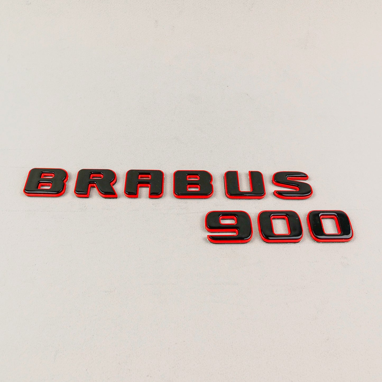 Brabus 900 Style Red Metal Badges Emblems Set for Mercedes-Benz W463 W463A W464 G Wagon