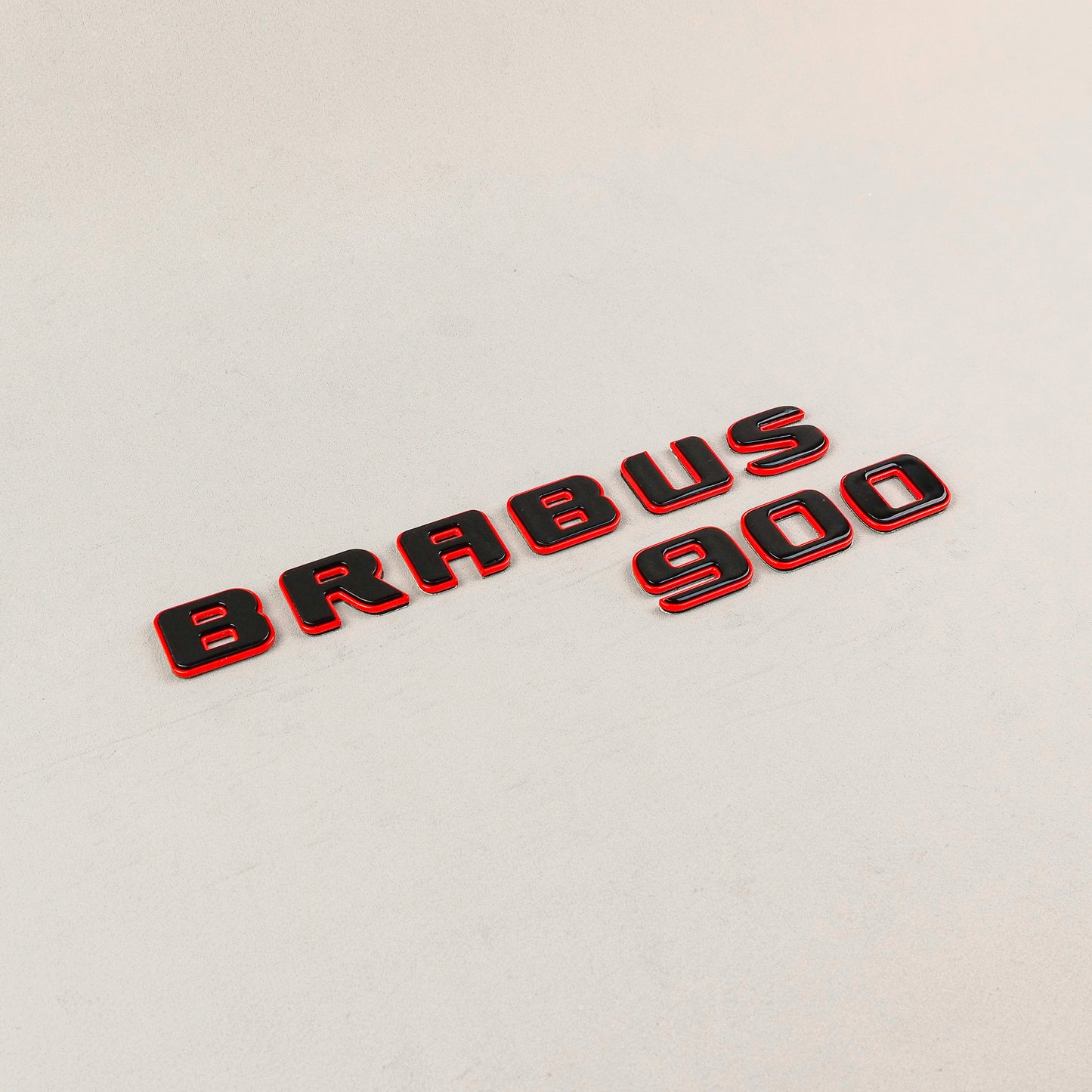 Brabus 900 Style Red Metal Badges Emblems Set for Mercedes-Benz W463 W463A W464 G Wagon