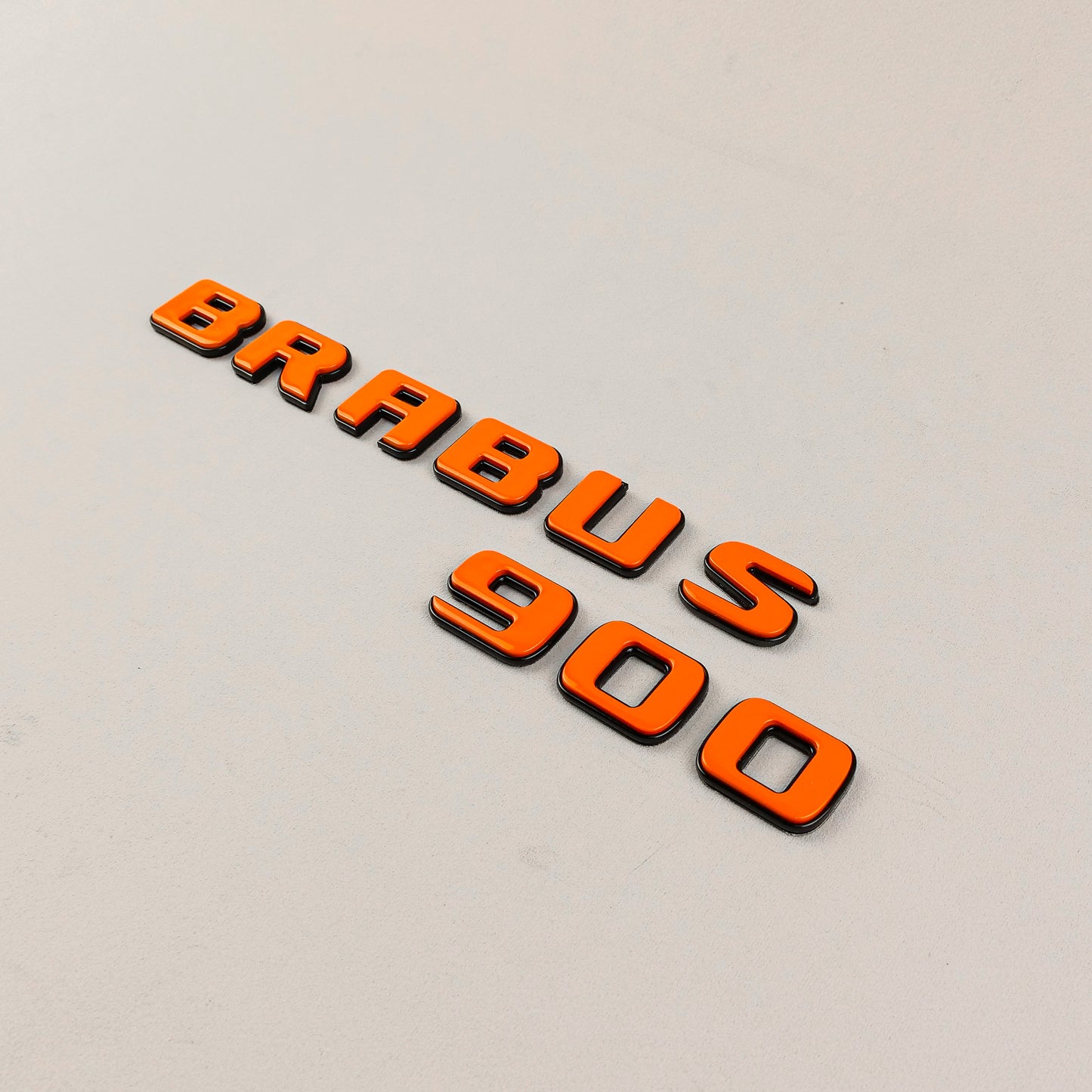 Brabus 900 Style Orange Badges Emblems Set for Mercedes-Benz W463 W463A W464