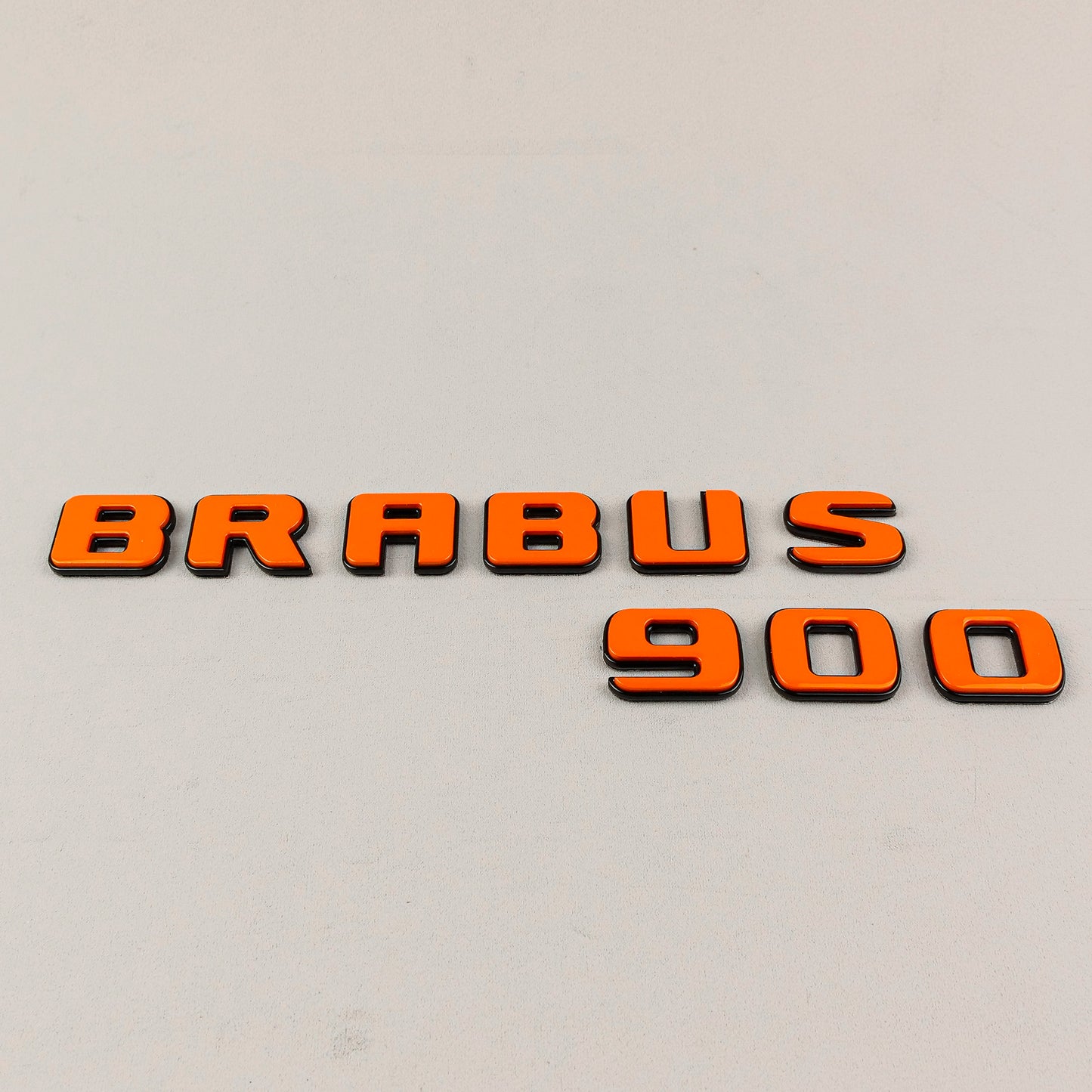 Brabus 900 Style Orange Badges Emblems Set for Mercedes-Benz W463 W463A W464