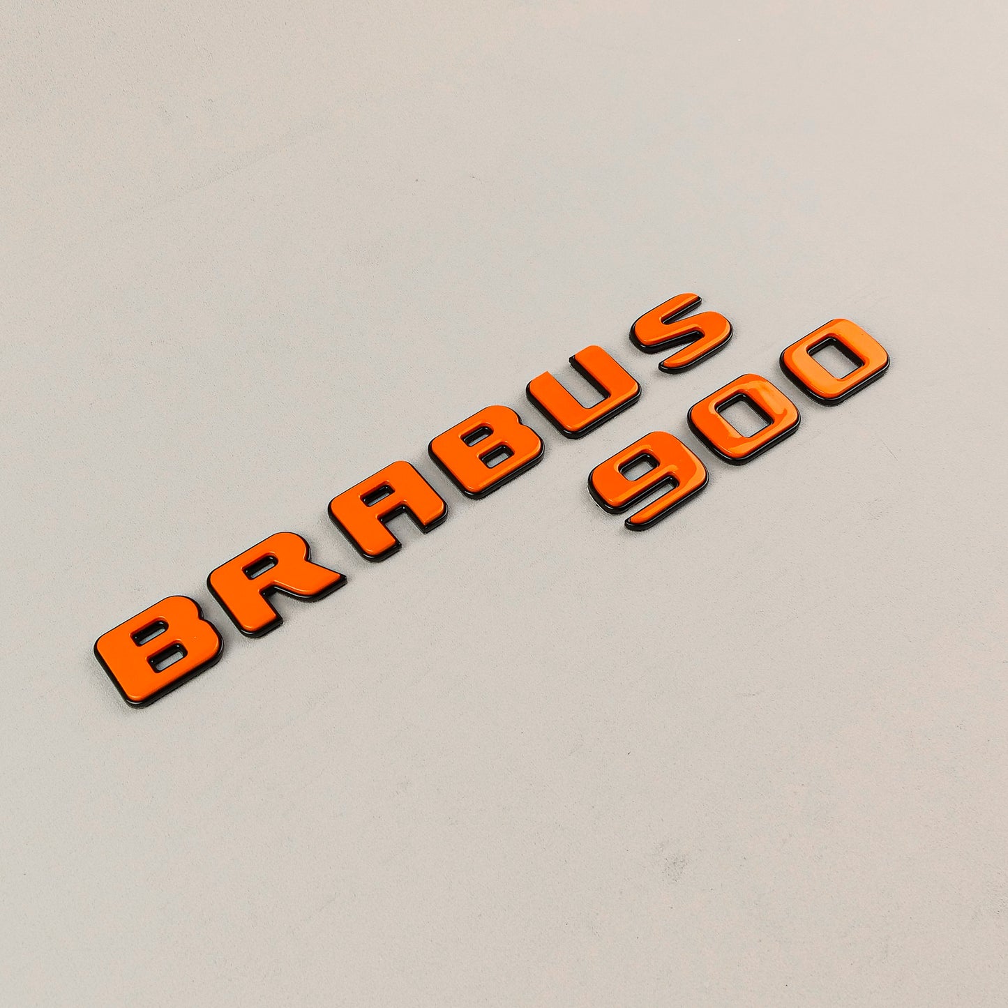 Brabus 900 Style Orange Badges Emblems Set for Mercedes-Benz W463 W463A W464