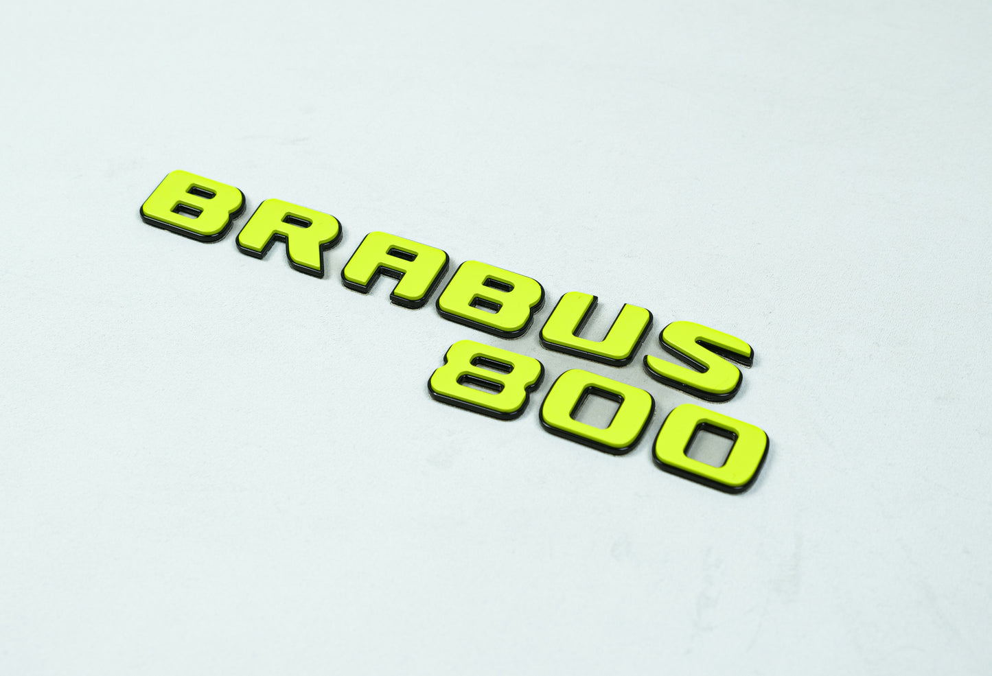 Brabus 800 Style Lime Green Badges Emblems Set for Mercedes-Benz W463 W463A W464 G Wagon