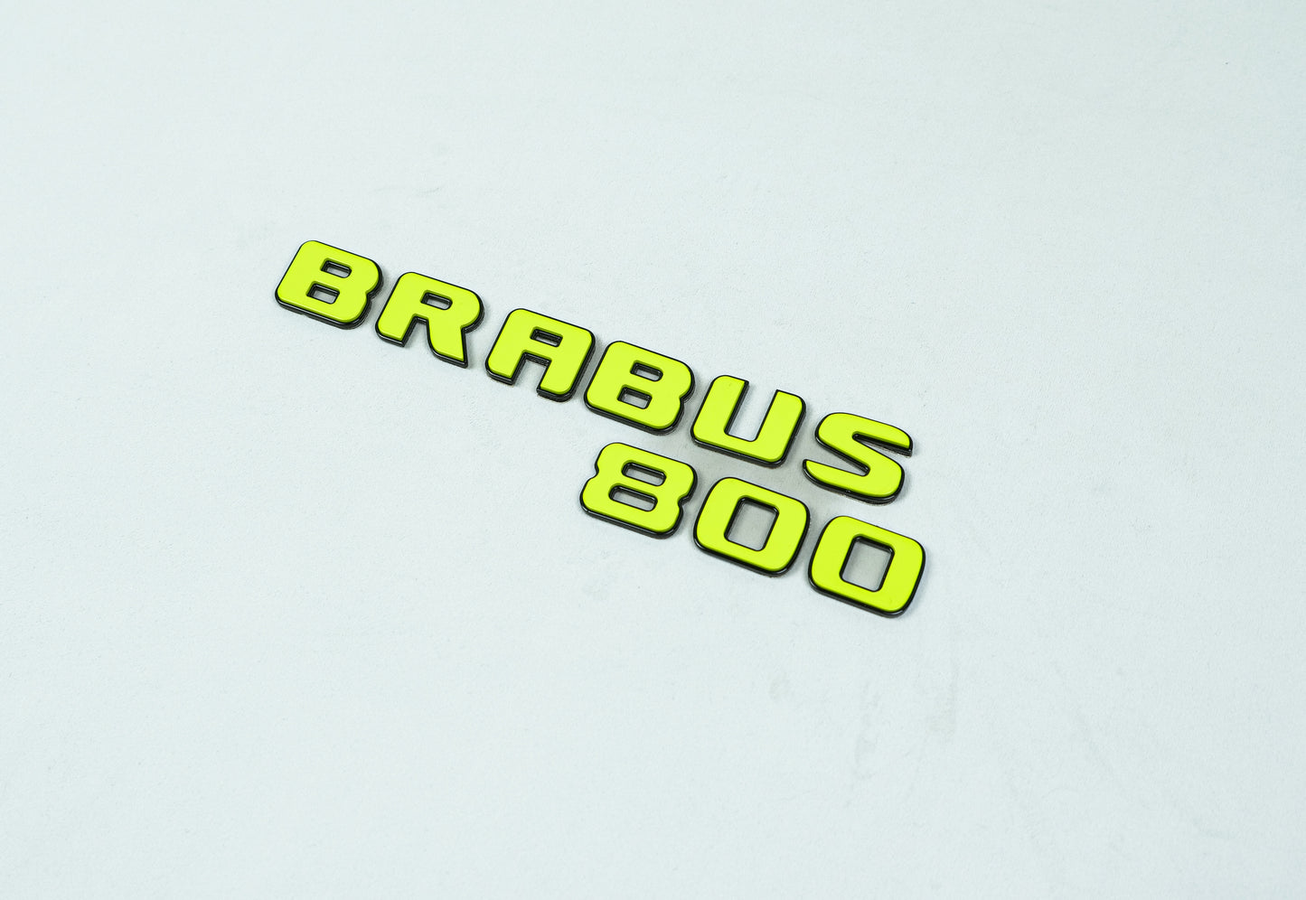 Brabus 800 Style Lime Green Badges Emblems Set for Mercedes-Benz W463 W463A W464 G Wagon