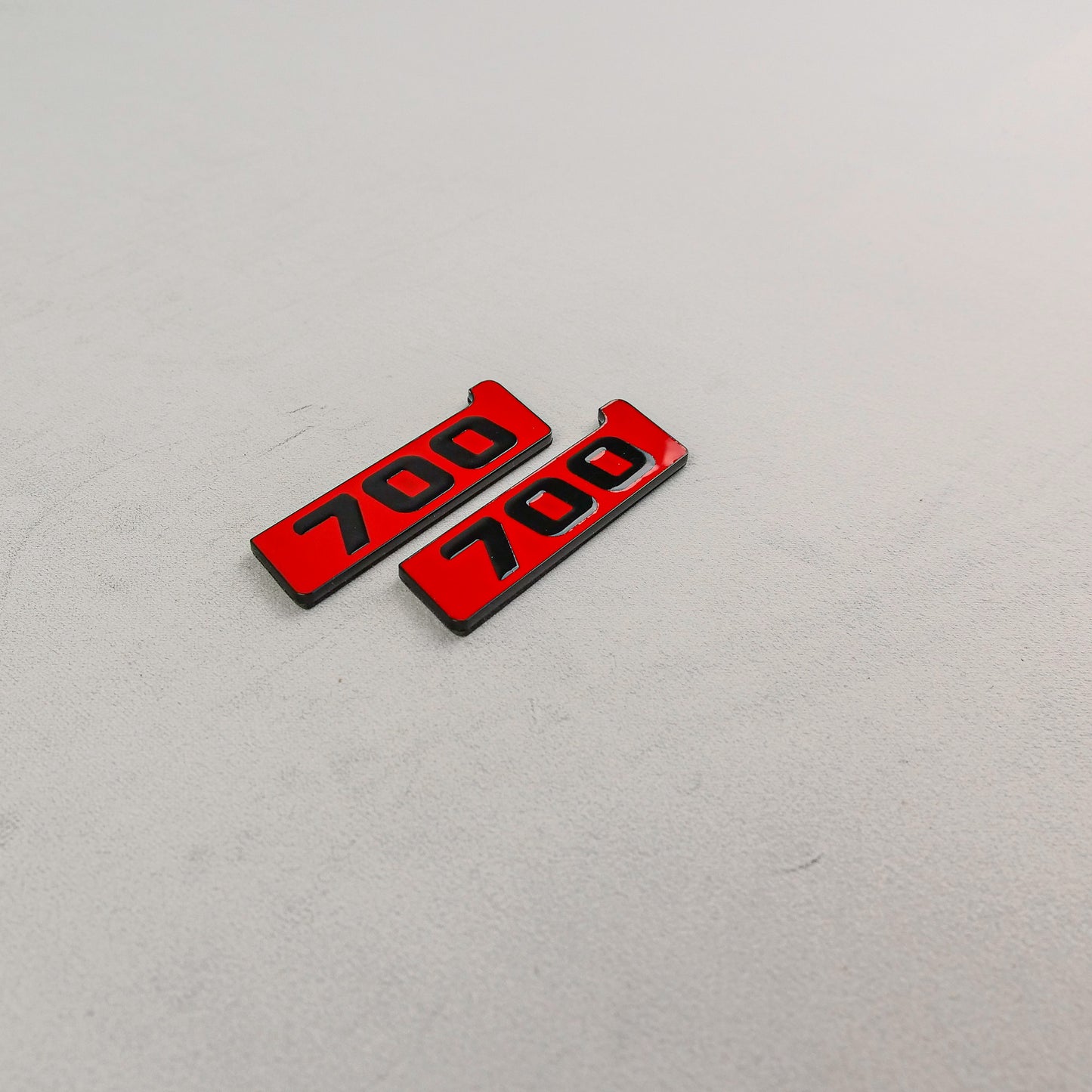Metal Brabus Biturbo 700 Red Fender Emblem Logo Badges for Mercedes-Benz W463 G-Class G Wagon