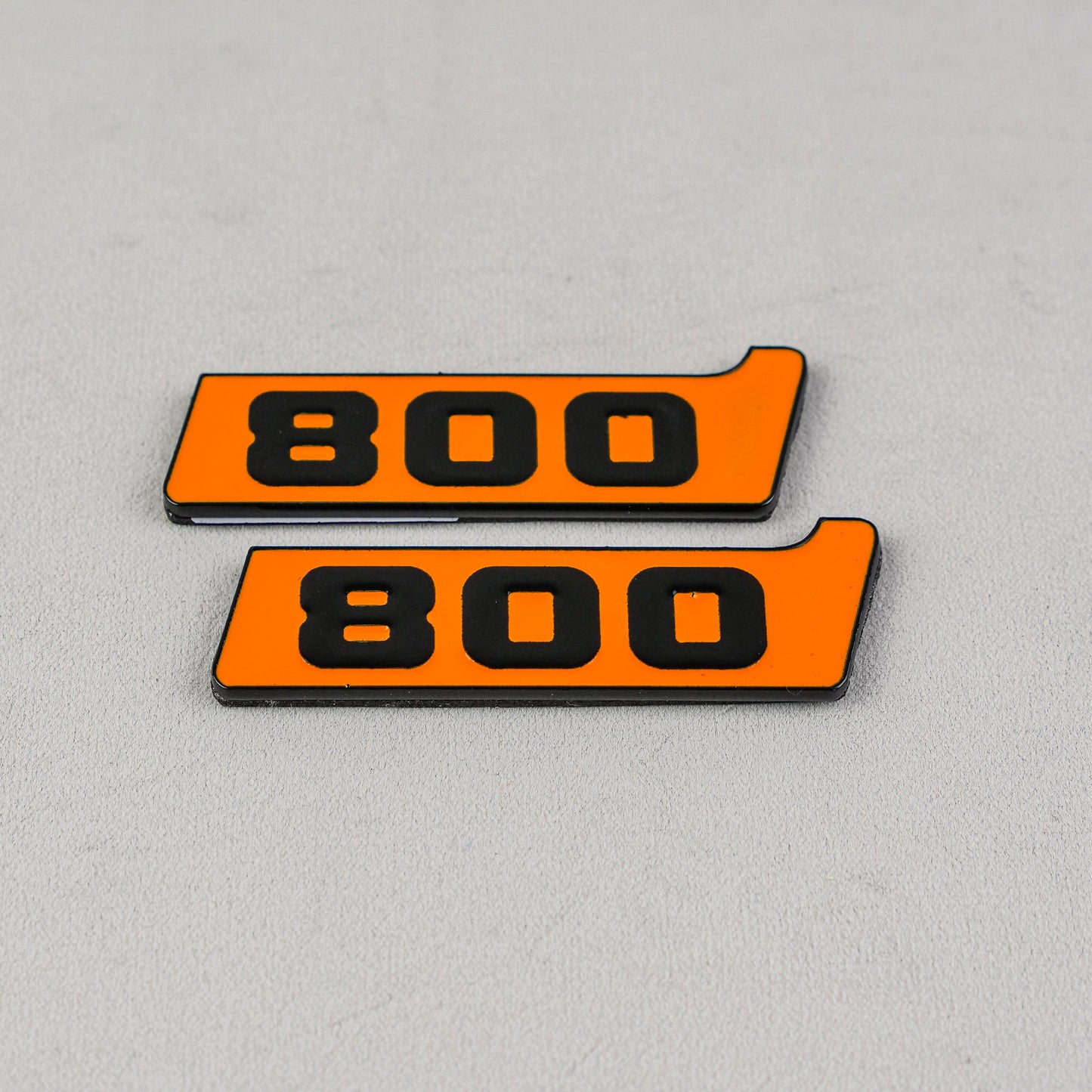 Brabus 800 Style Orange Metal Fender Emblem Logo Badge for Mercedes-Benz W463 G-Class