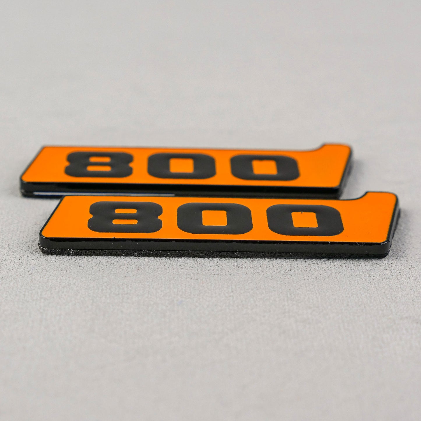 Brabus 800 Style Orange Metal Fender Emblem Logo Badge for Mercedes-Benz W463 G-Class