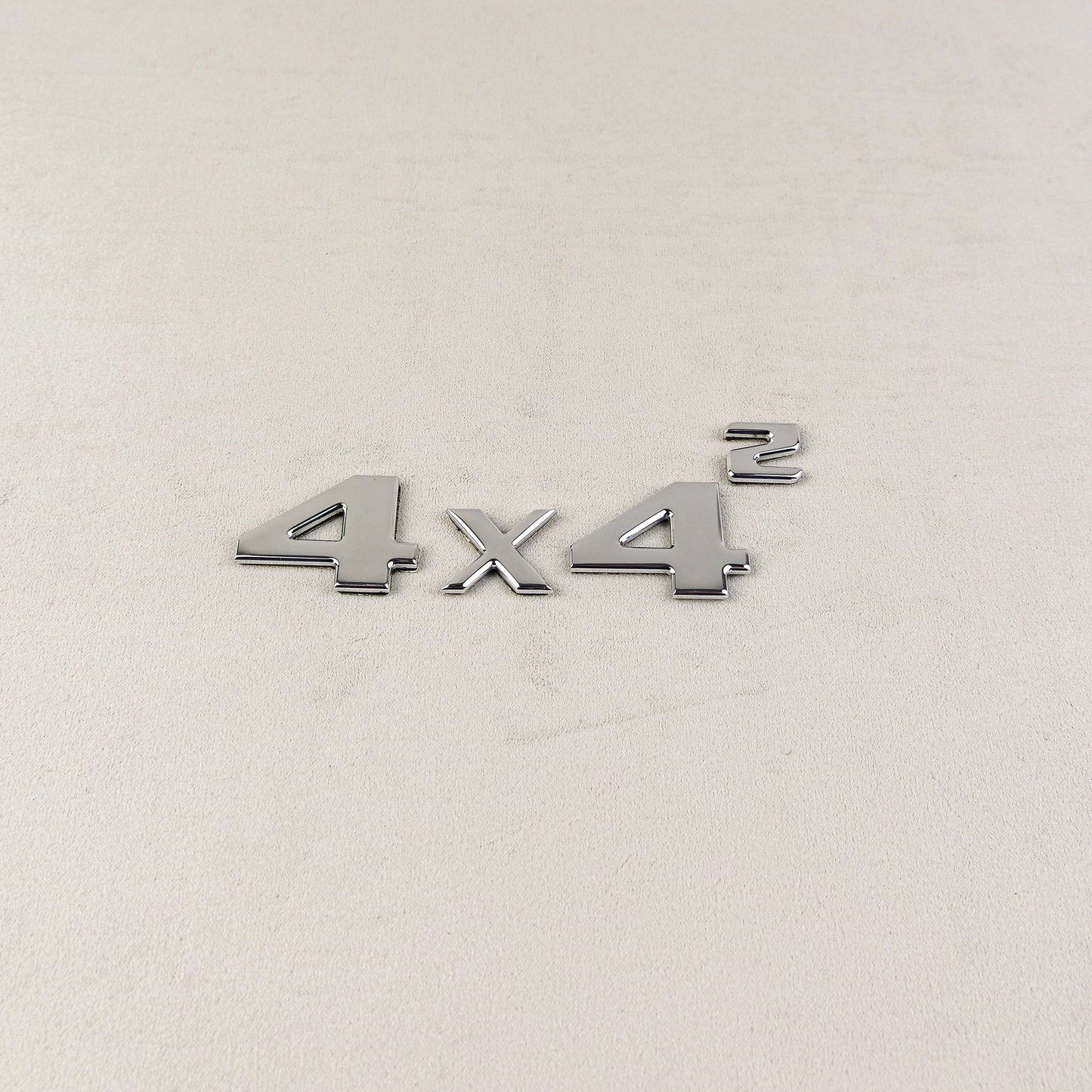 4x4 Squared Badge Trunk Emblem Chrome Metal for Mercedes G Wagon W463 4x4