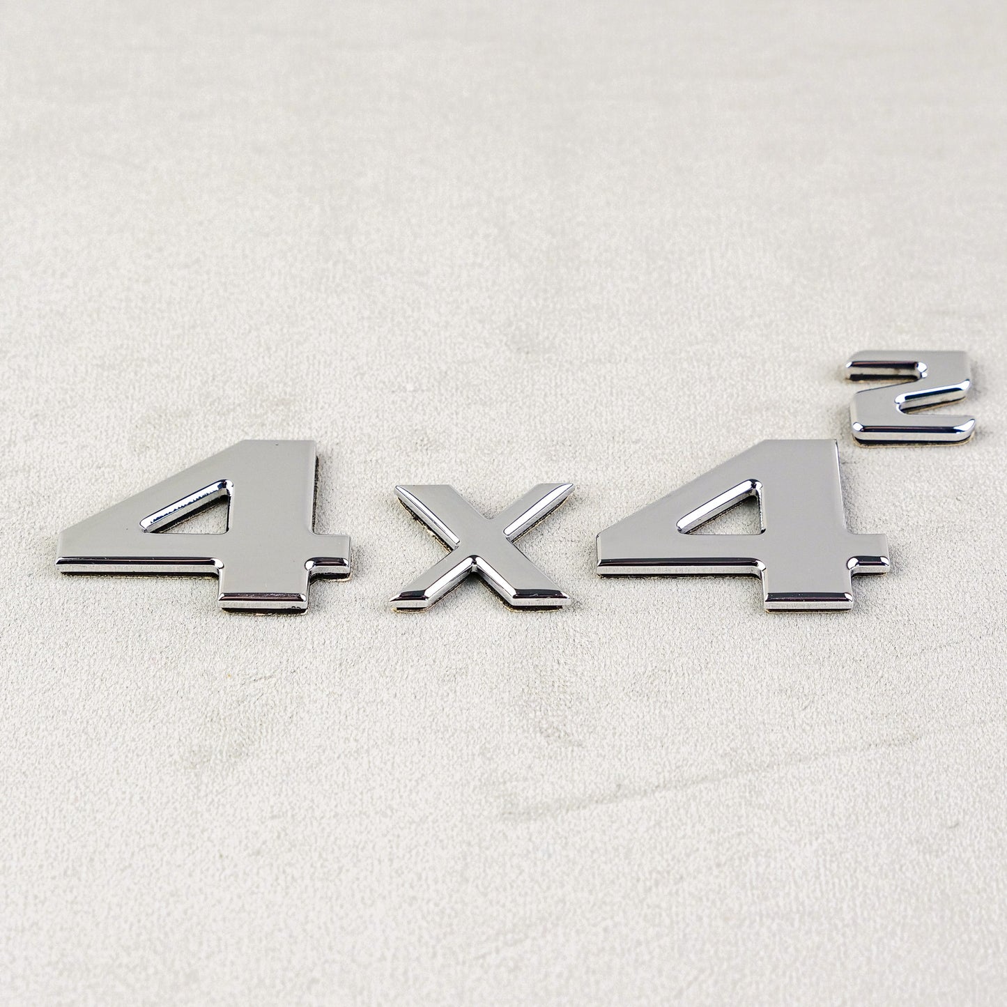 4x4 Squared Badge Trunk Emblem Chrome Metal for Mercedes G Wagon W463 4x4