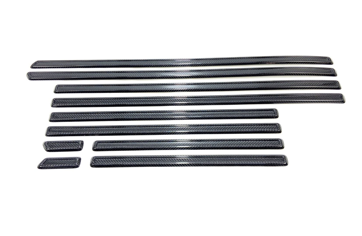 Carbon Fiber Brabus Style Side Moldings Trim Rocket G900 for Mercedes-Benz W463a W464