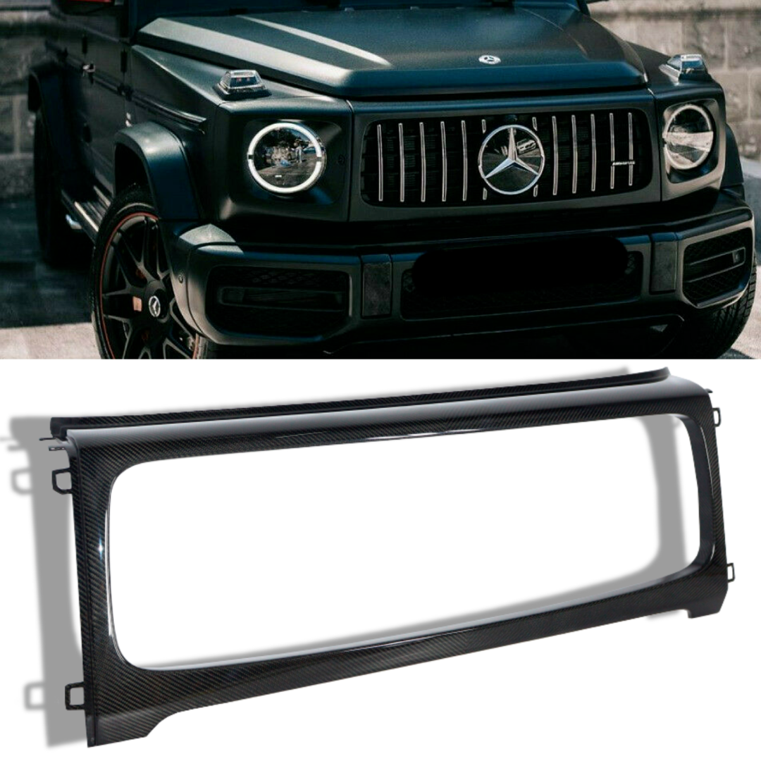 Carbon Fiber AMG Style Front Grille Frame for Mercedes-Benz G-Class W463A G63