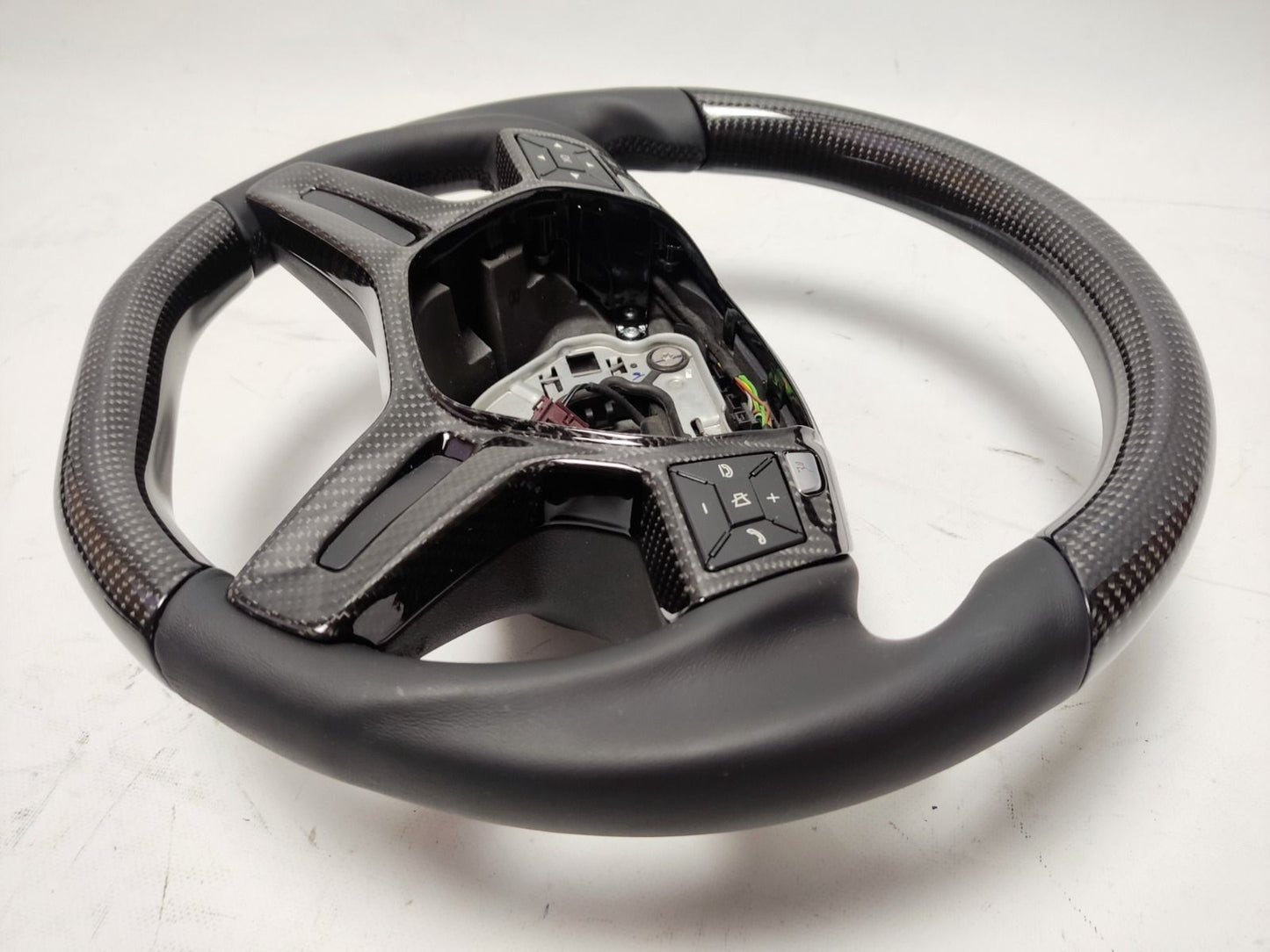 Mercedes-Benz S-Class W221 Steering Wheel Carbon Fiber Leather