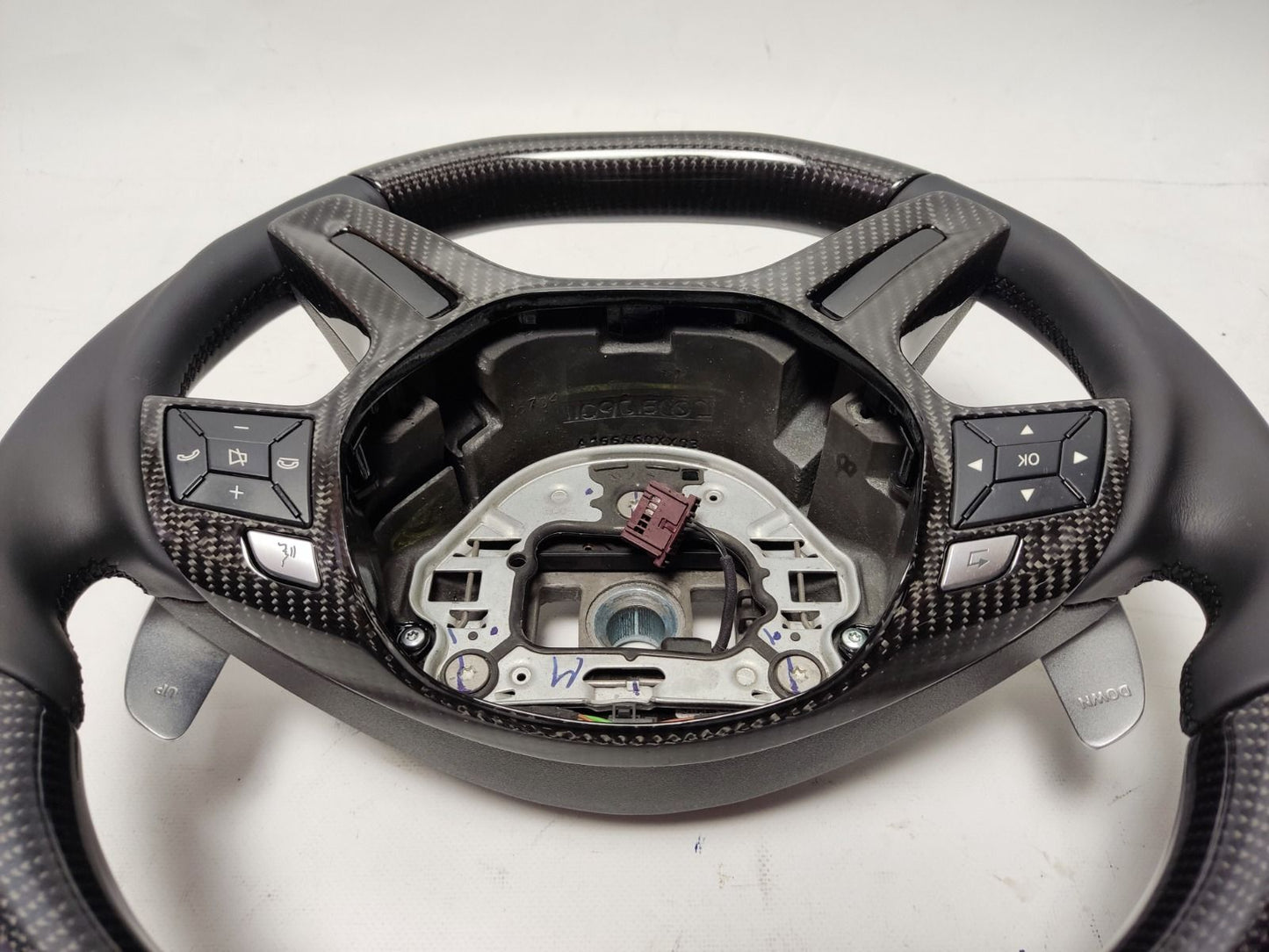 Mercedes-Benz S-Class W221 Steering Wheel Carbon Fiber Leather