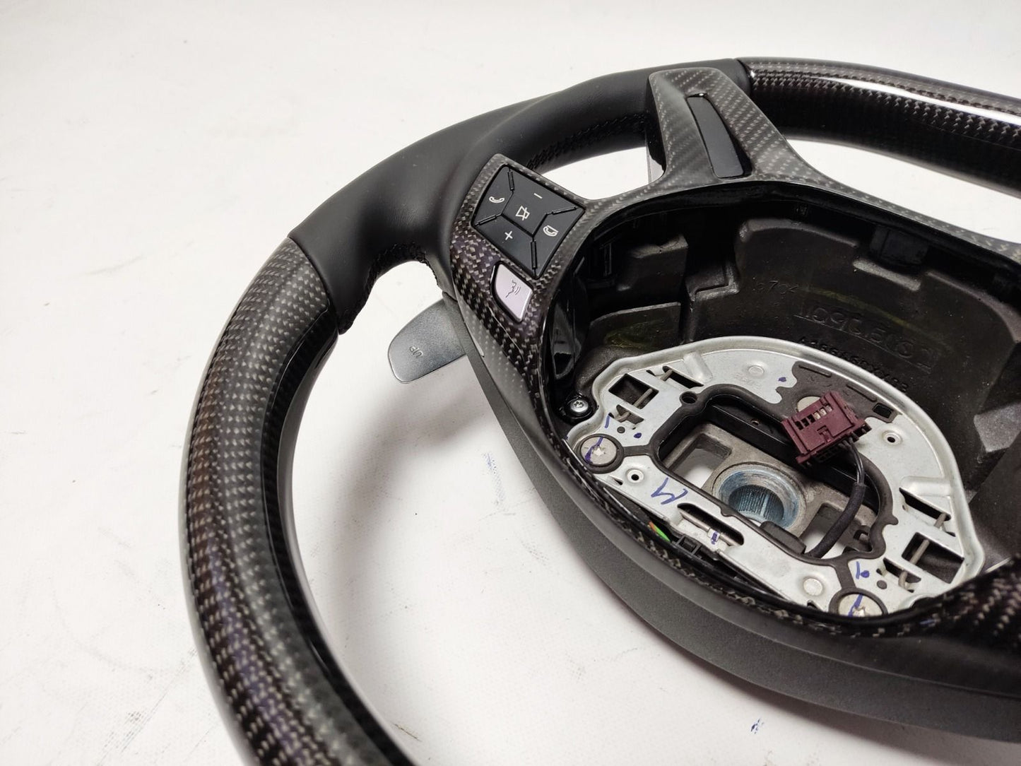 Mercedes-Benz S-Class W221 Steering Wheel Carbon Fiber Leather