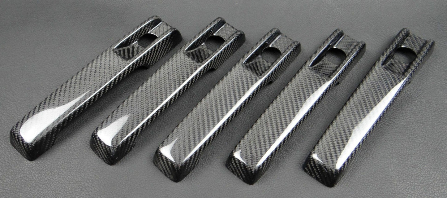 Carbon Fiber Brabus Style Door Handle Covers for Mercedes-Benz W463 W463A G-Class