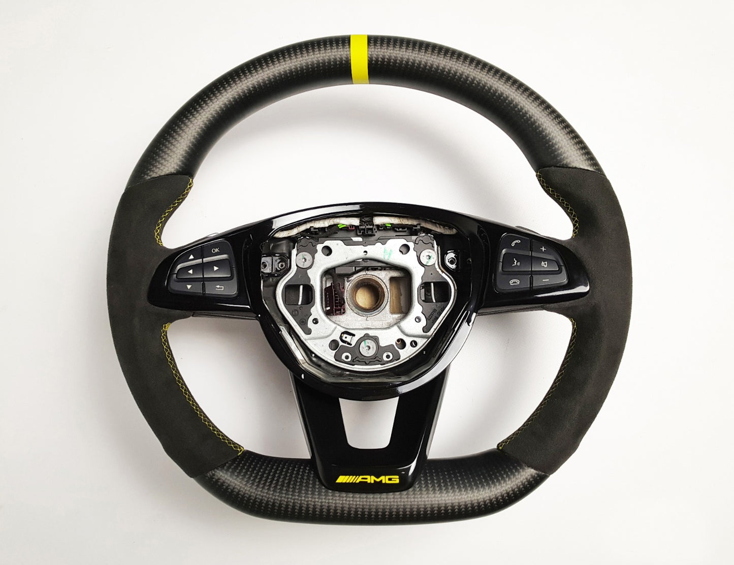 Mercedes-Benz C-Class W205 AMG Steering Wheel Satin Carbon Alcantara