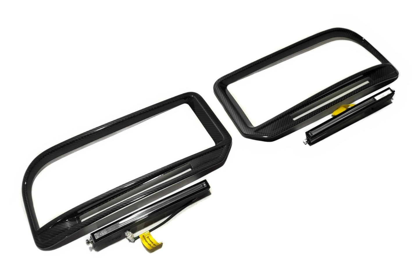 Carbon Front Bumper Inserts with LEDs Widestar Brabus for Mercedes-Benz W463A G Wagon