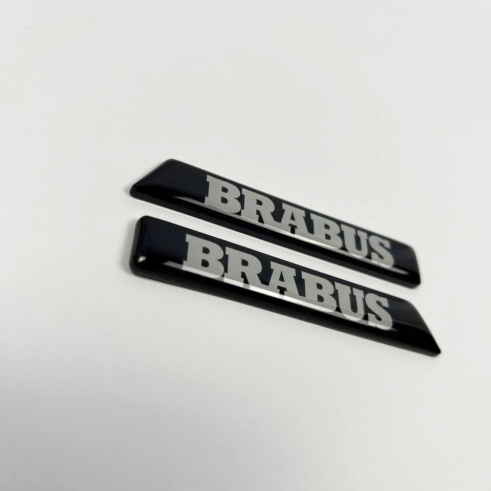 Brabus Style Fender Emblems Side Moldings Inserts for Mercedes W463A G-Class