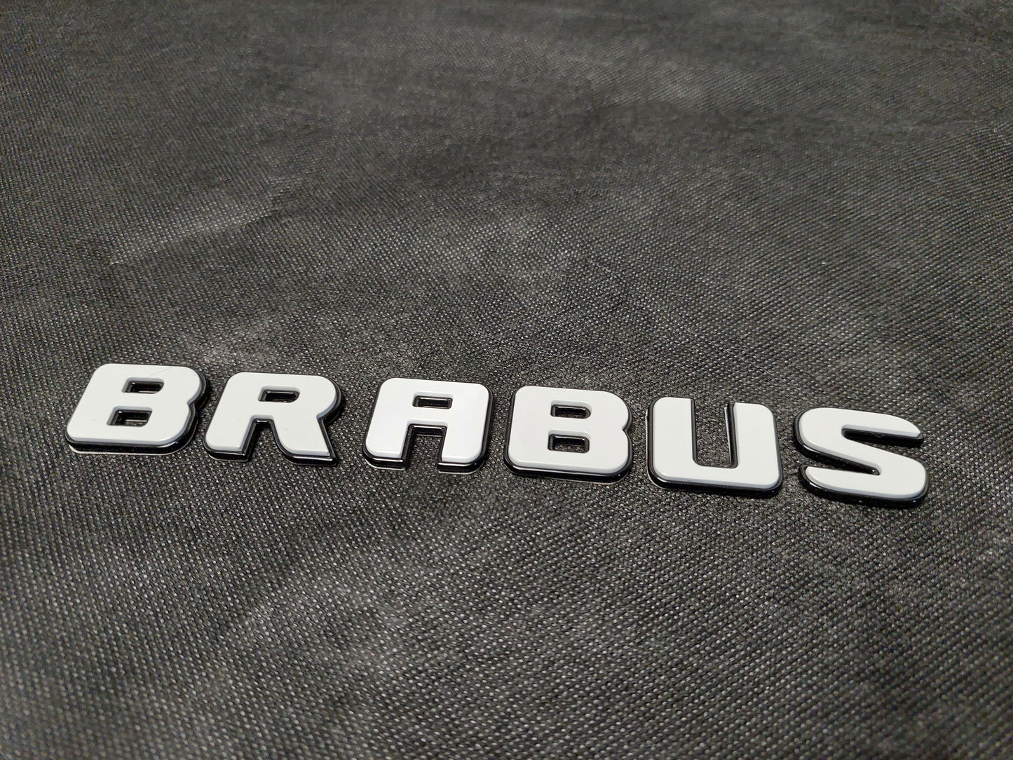 Brabus Style XLP Superwhite Emblems Set Badges for Mercedes G Wagon G63