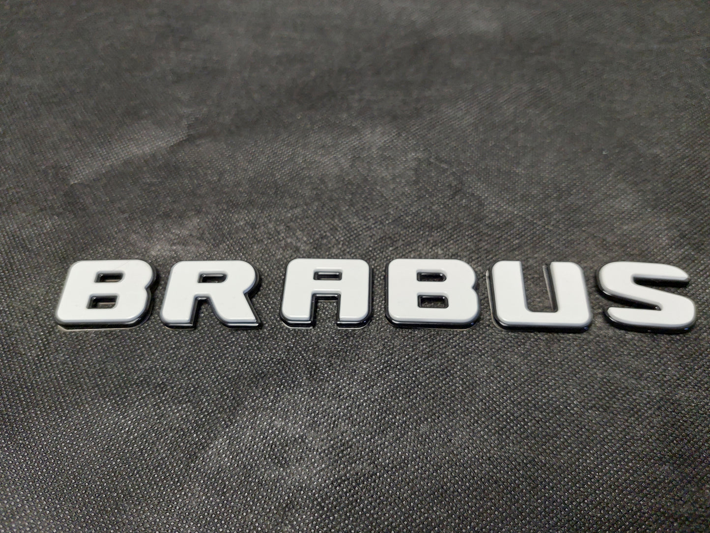 Brabus Style XLP Superwhite Emblems Set Badges for Mercedes G Wagon G63