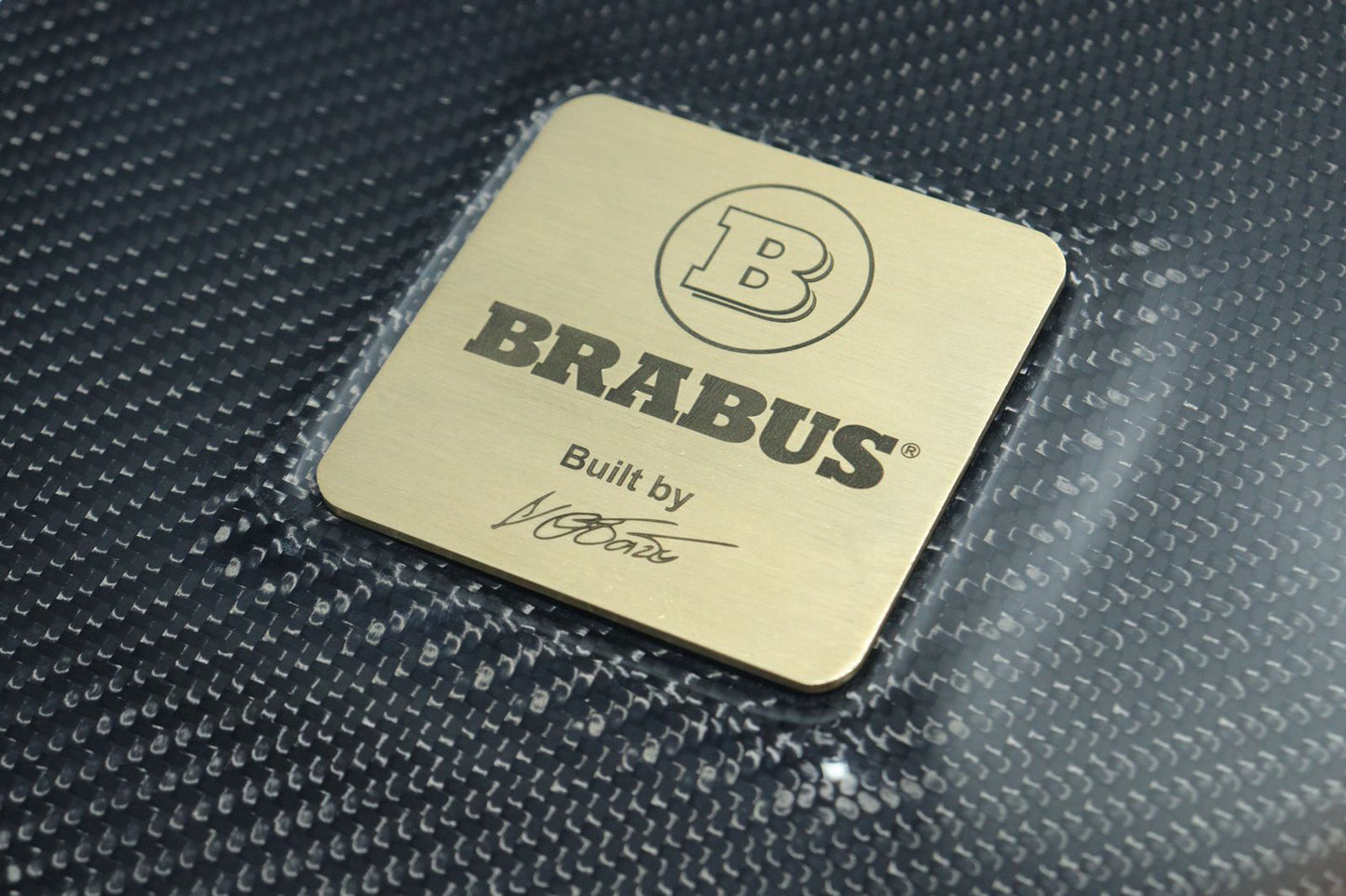 Brabus Style Engine Cover Badge for Mercedes-Benz Cars