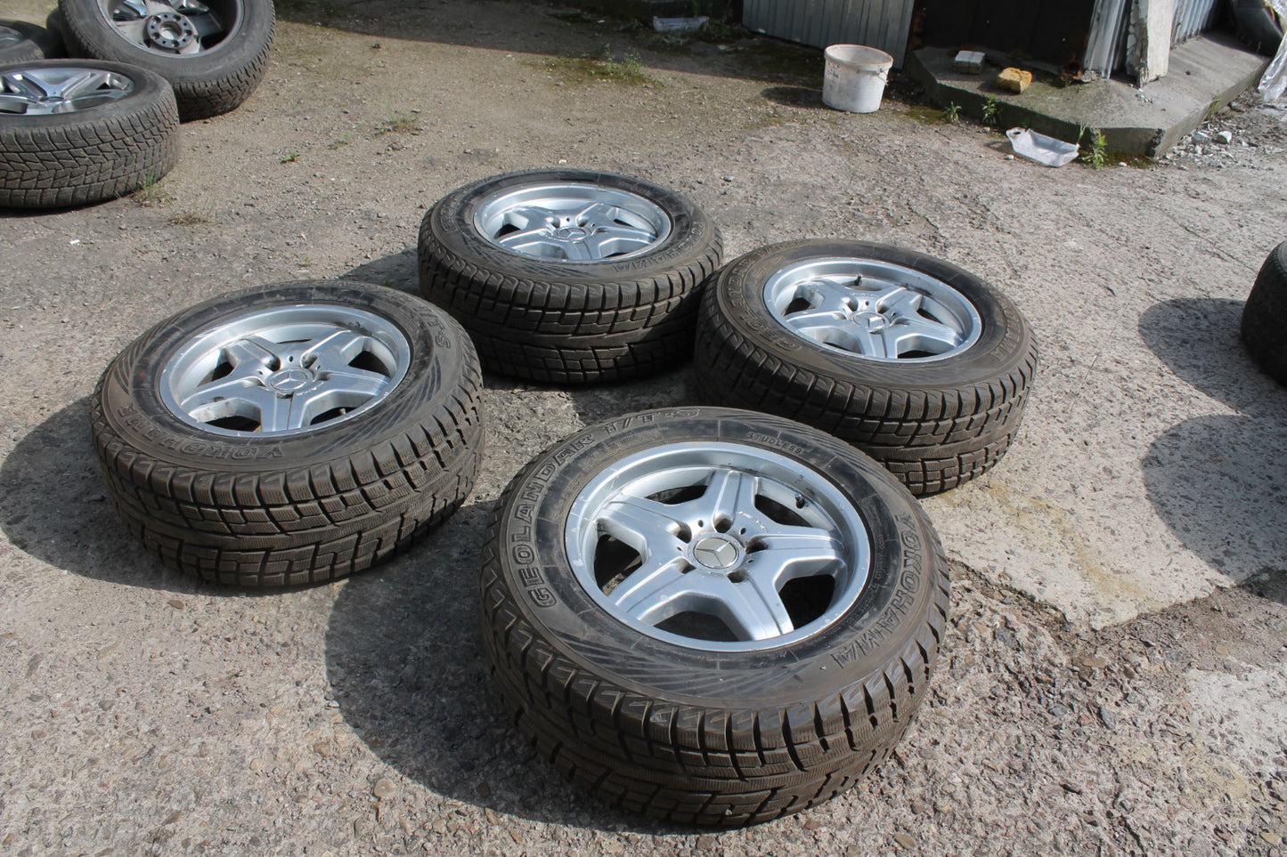 AMG Style Rims R18 with Tires for Mercedes-Benz W463 G-Class 4pcs