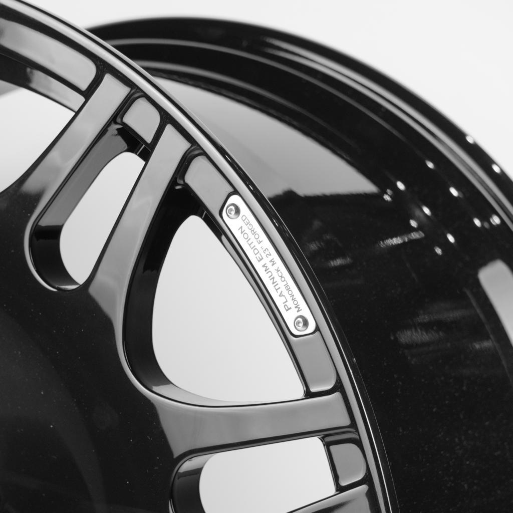 Brabus Style Monoblock M Platinum Edition Rims R22 Black Gloss for Mercedes-Benz W463A G-Class