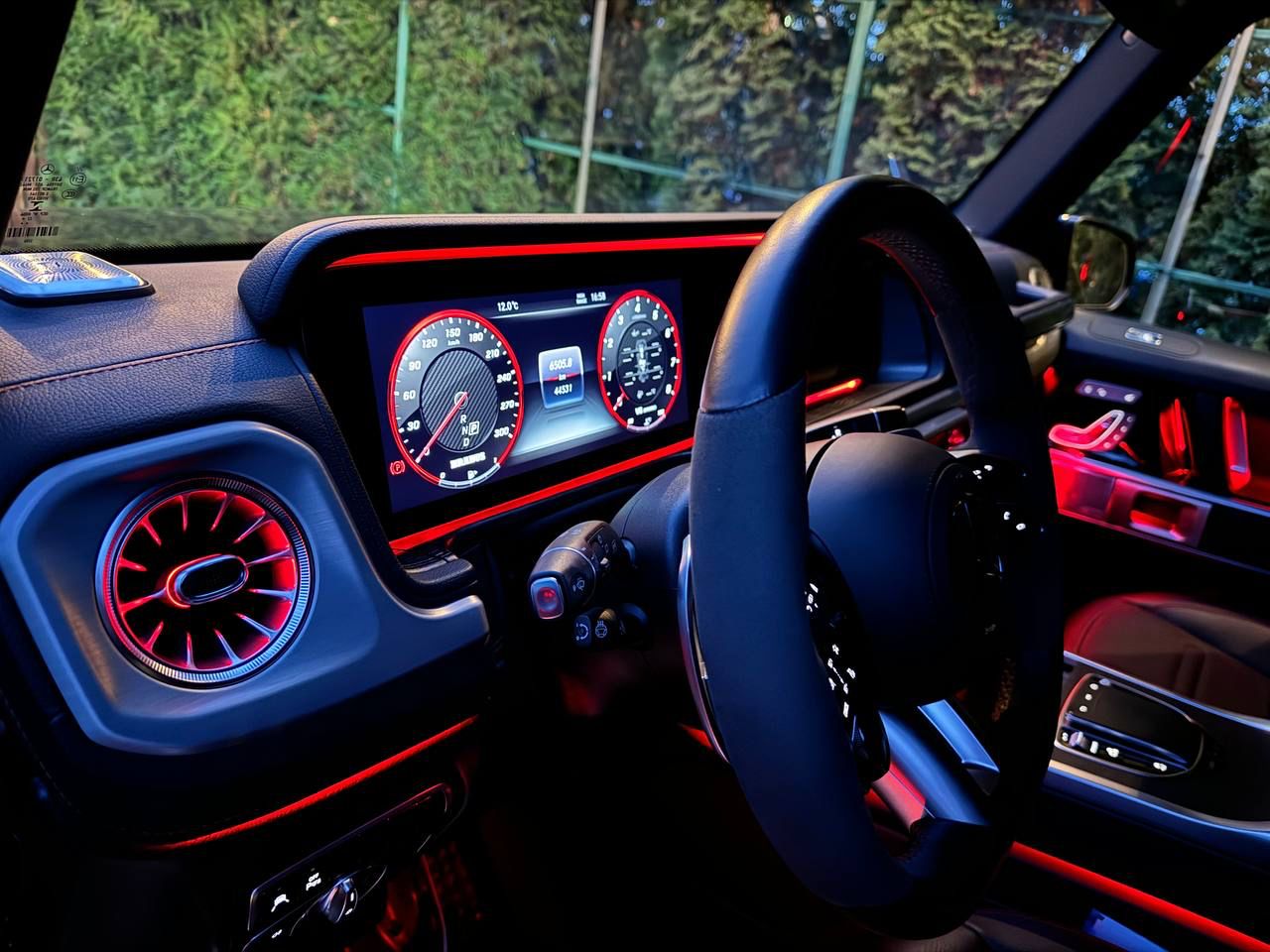 Dashboard Brabus Style Recording Service for Mercedes-Benz W463A G Wagon