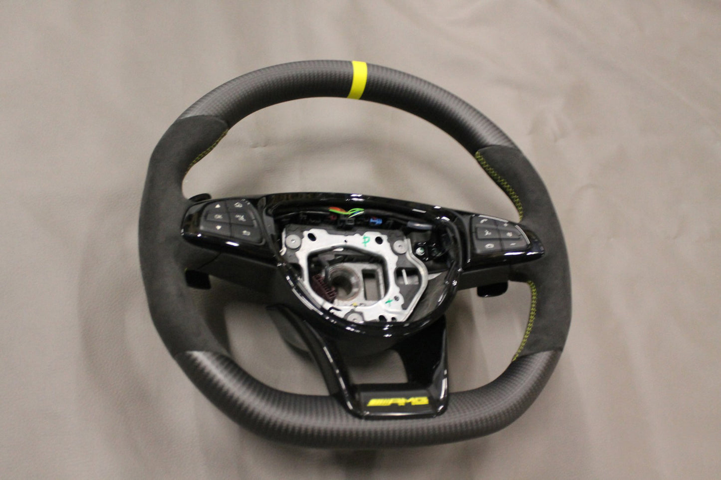 Mercedes-Benz C-Class W205 C63S AMG Edition 1 Steering Wheel Satin Carbon Alcantara