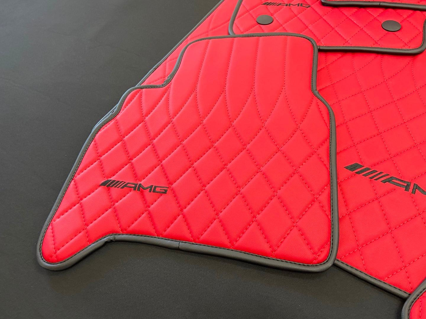 RED AMG Style Floor Mats for Mercedes-Benz W463A