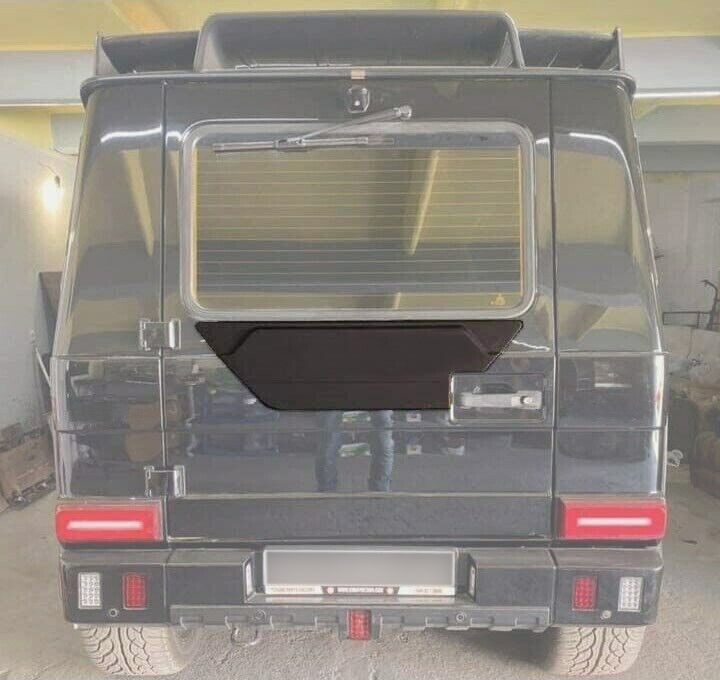 Mercedes-Benz W463 G-Class G Wagon Spare Tire Mount Holes Cover Rear Door Attachment