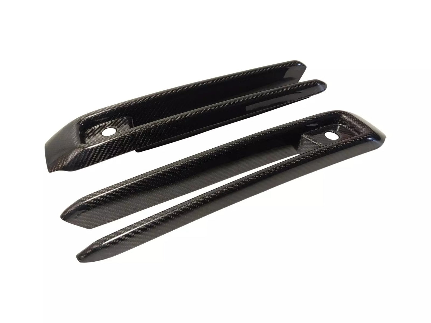 Carbon Fiber Front AMG Style Bumper Trim Inserts for Mercedes-Benz G-Class W463A