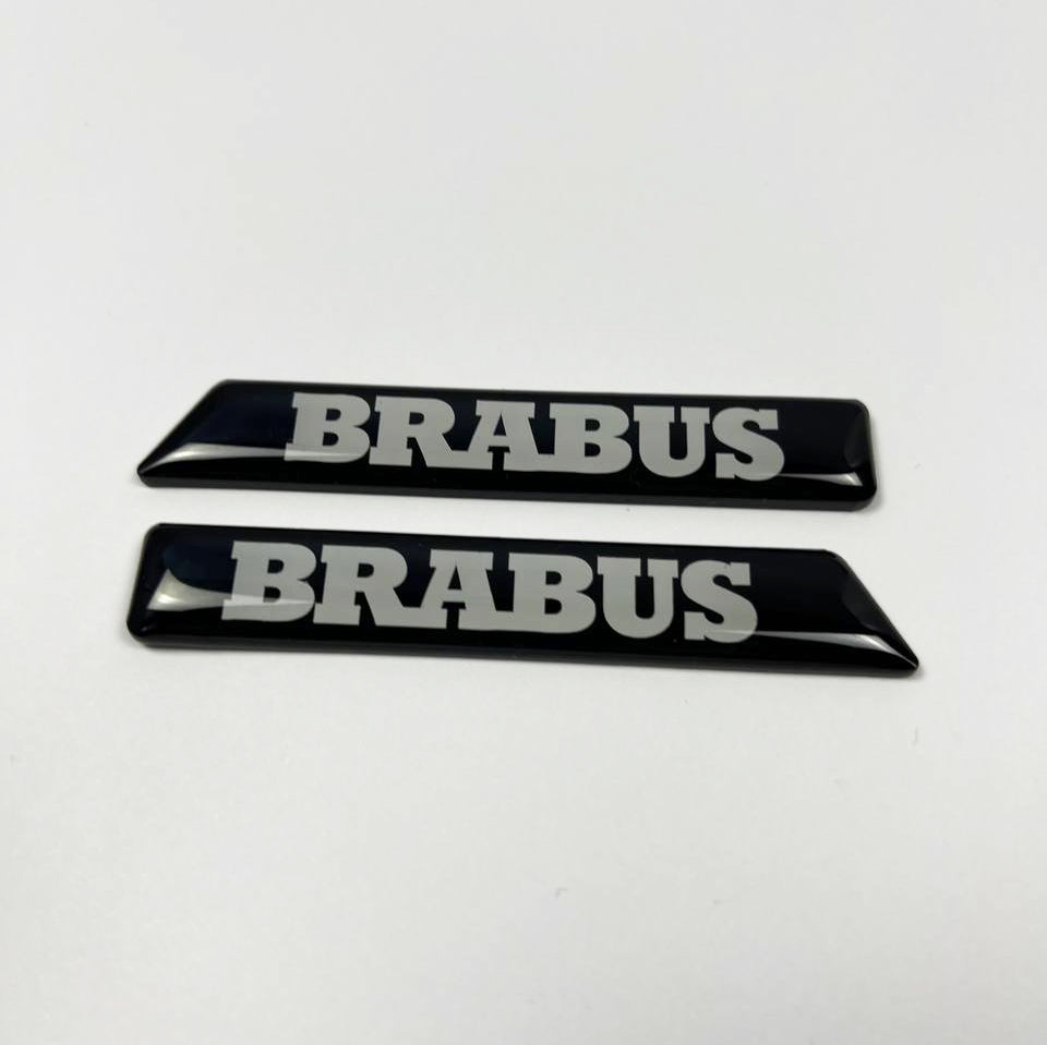 Brabus Style Fender Emblems Side Moldings Inserts for Mercedes W463A G-Class