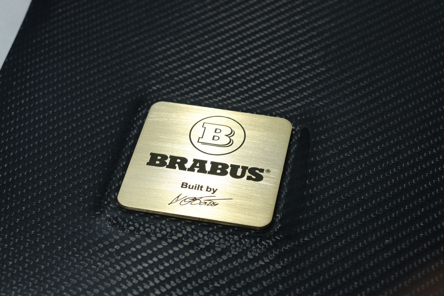 Brabus Style Engine Cover Badge for Mercedes-Benz Cars