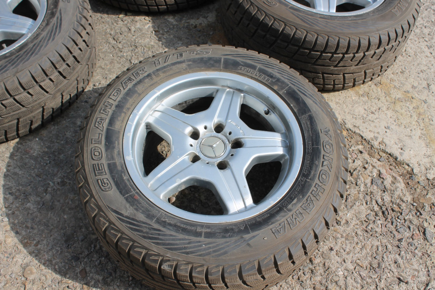 AMG Style Rims R18 with Tires for Mercedes-Benz W463 G-Class 4pcs