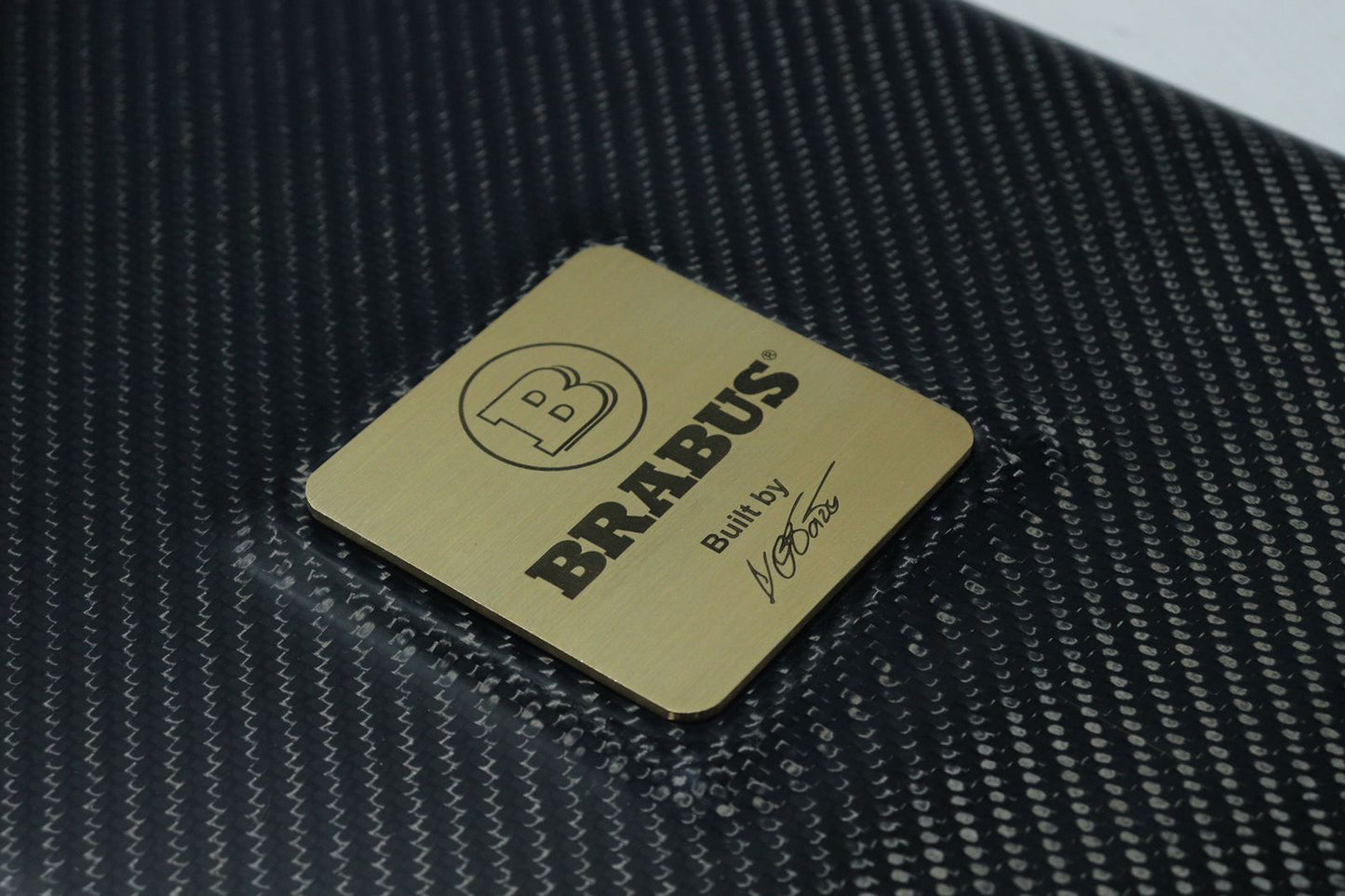Brabus Style Engine Cover Badge for Mercedes-Benz Cars