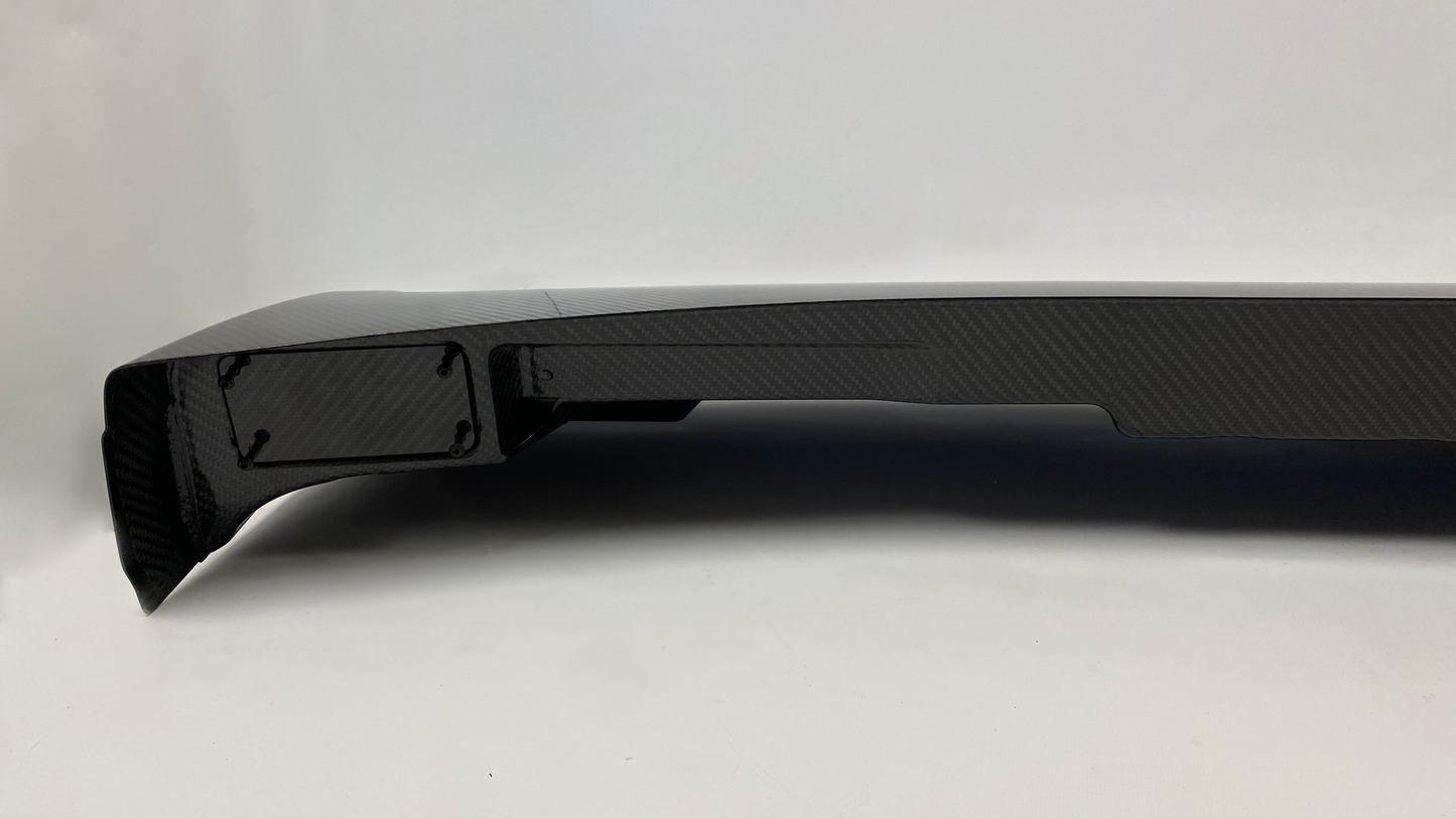 New W463A 4x4 Squared Style Carbon Fiber Front Roof LED Spoiler for Mercedes-Benz W463 till 2018