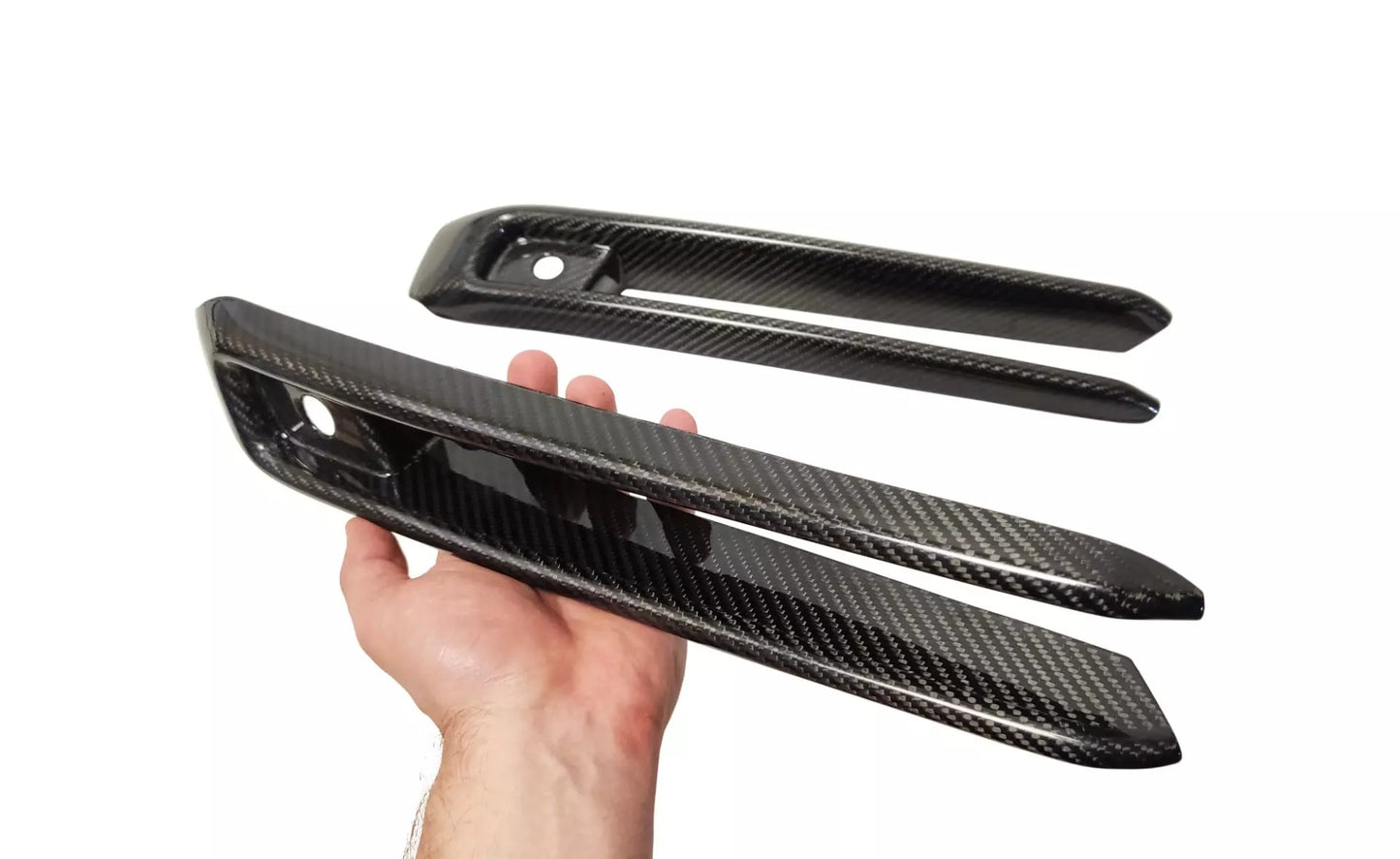Carbon Fiber Front AMG Style Bumper Trim Inserts for Mercedes-Benz G-Class W463A