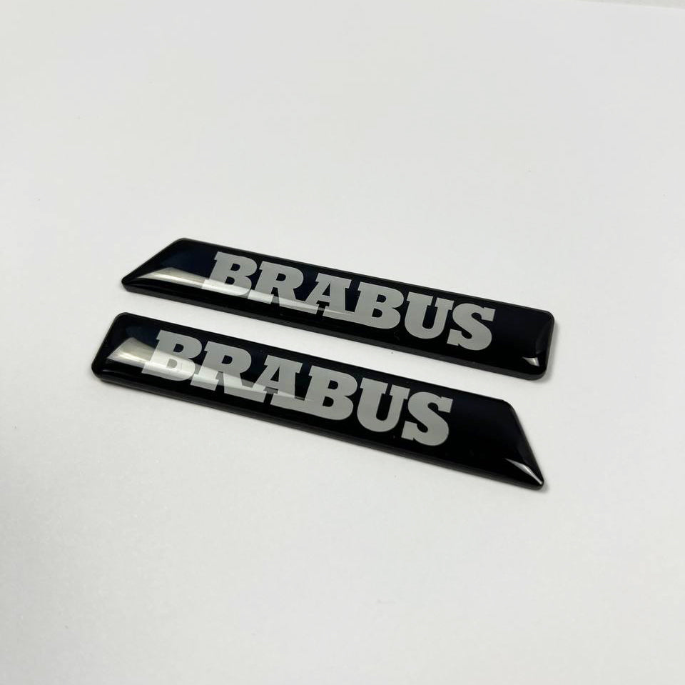 Brabus Style Fender Emblems Side Moldings Inserts for Mercedes W463A G-Class