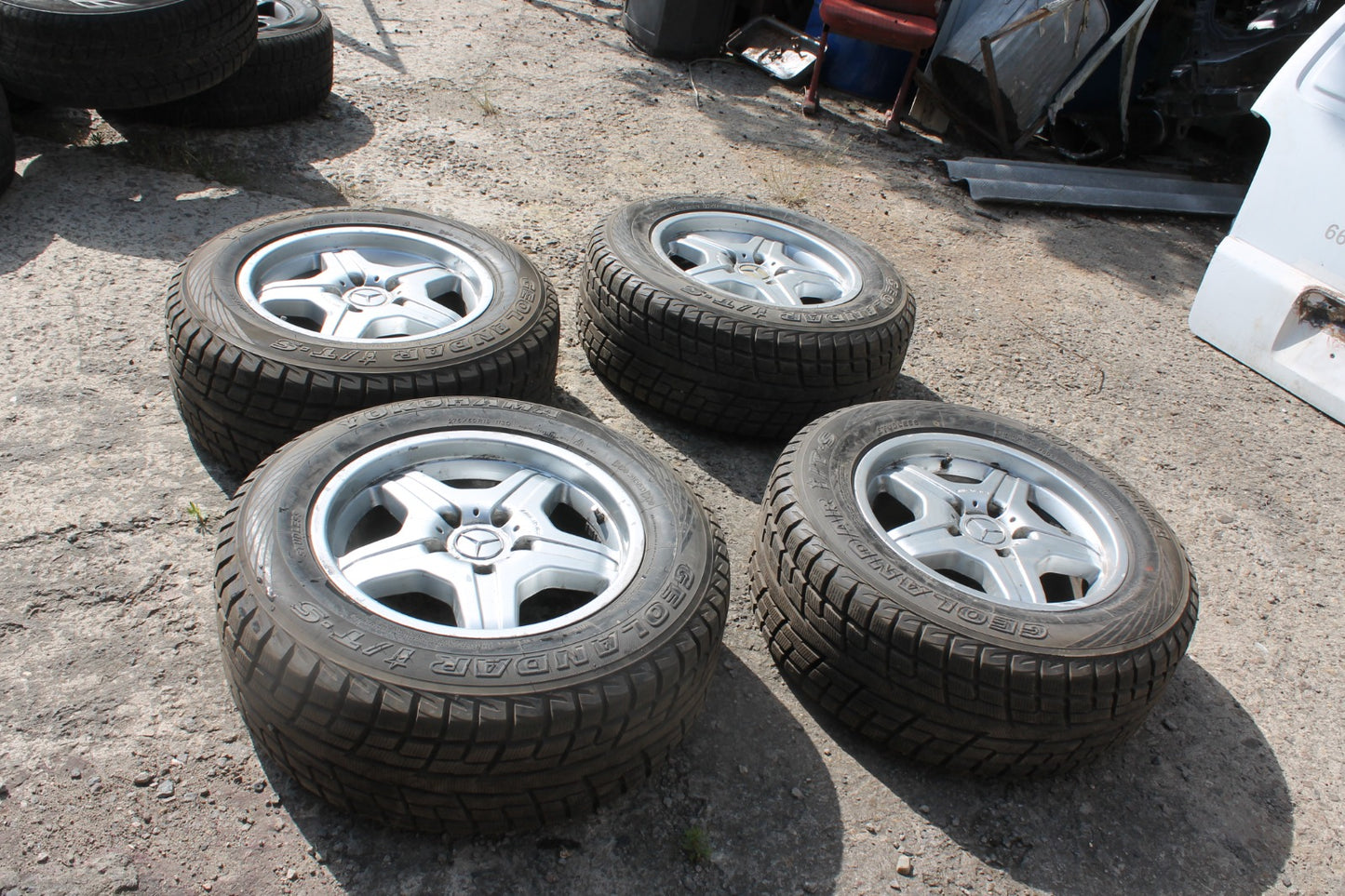 AMG Style Rims R18 with Tires for Mercedes-Benz W463 G-Class 4pcs