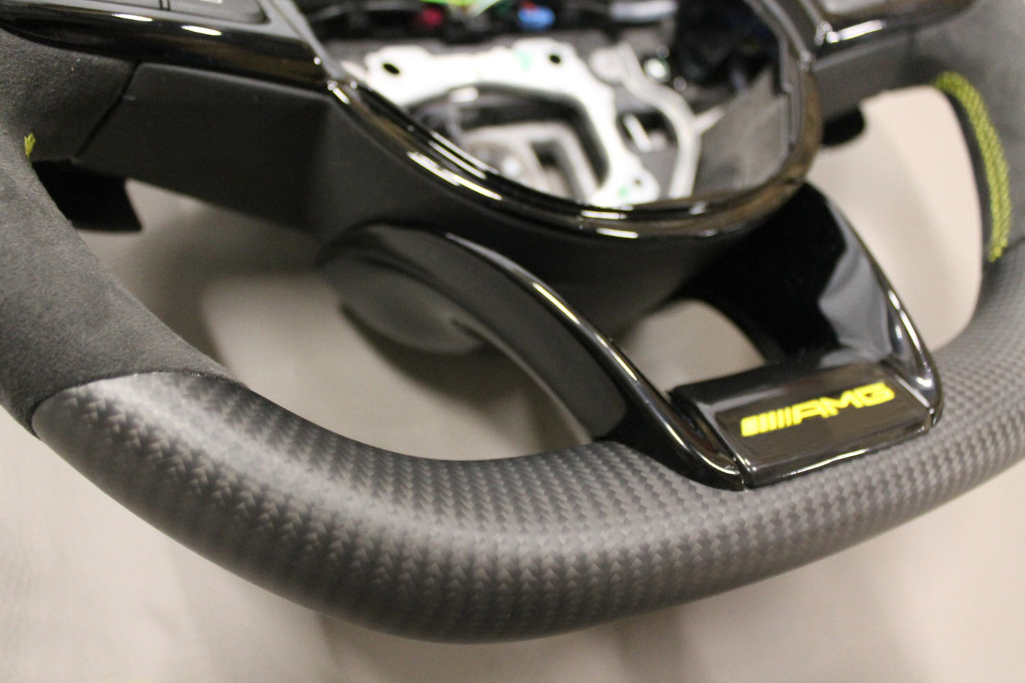 Mercedes-Benz C-Class W205 C63S AMG Edition 1 Steering Wheel Satin Carbon Alcantara