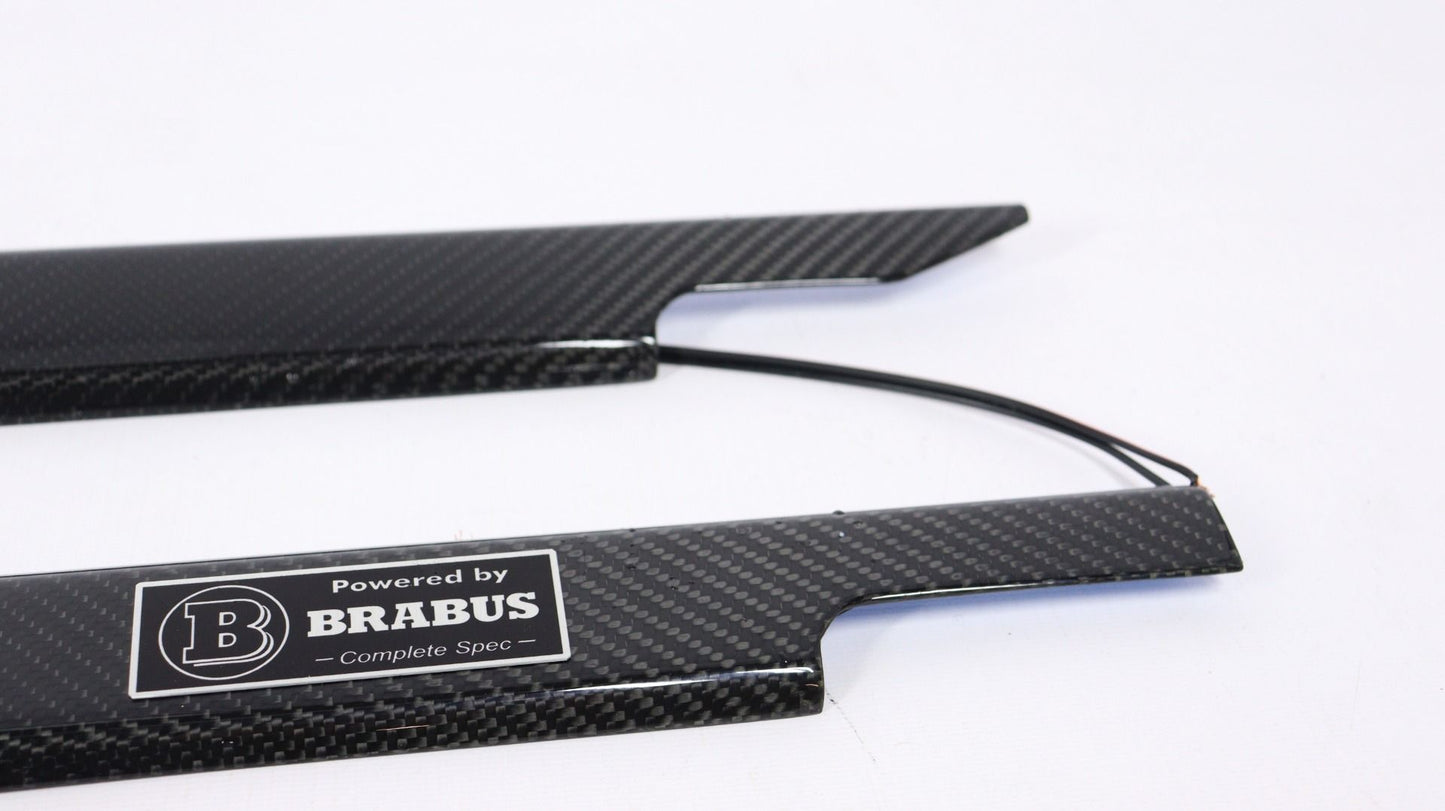 Mercedes-Benz G-Wagon W463 Brabus Style Carbon Fiber LED Door Sills Set 4 pcs
