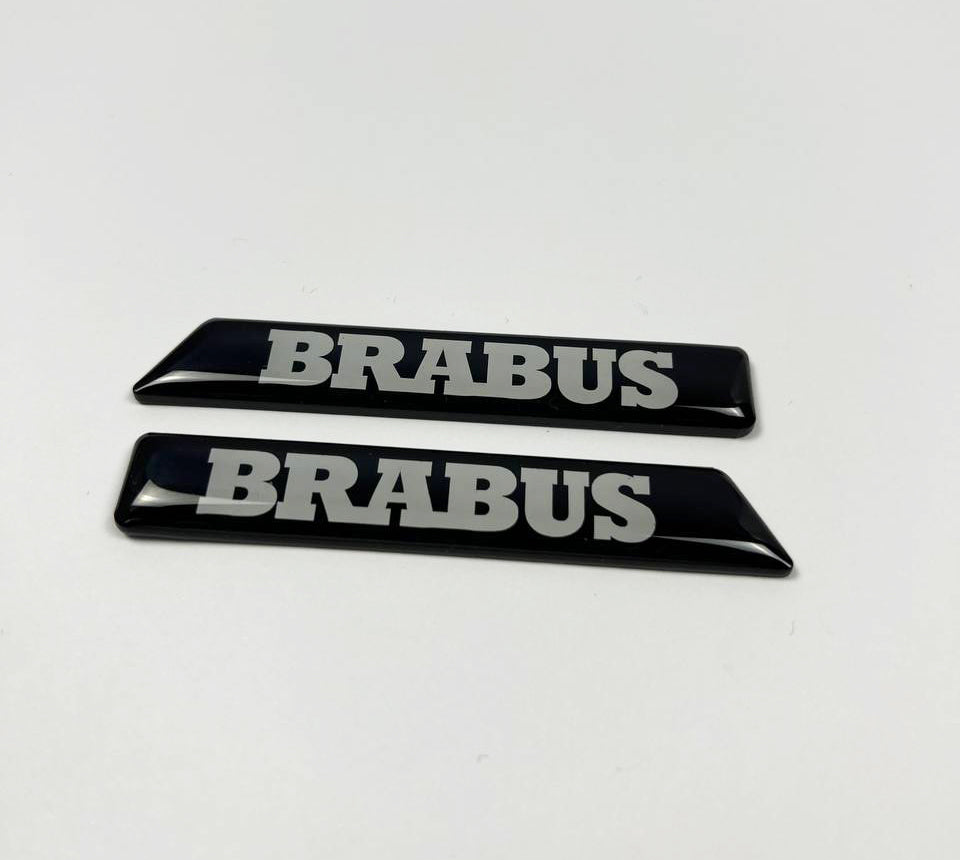 Brabus Style Fender Emblems Side Moldings Inserts for Mercedes W463A G-Class