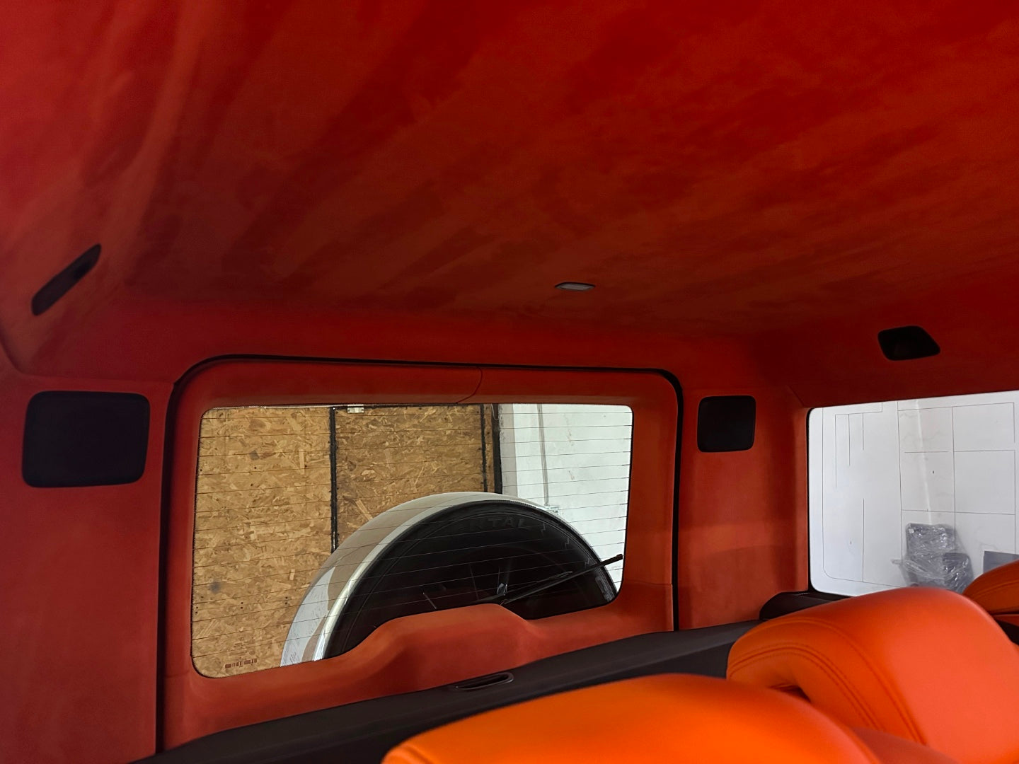 Brabus Style Orange Interior Upholstery Trim Remanufacture for Mercedes Benz W463A G-Class G-Wagon