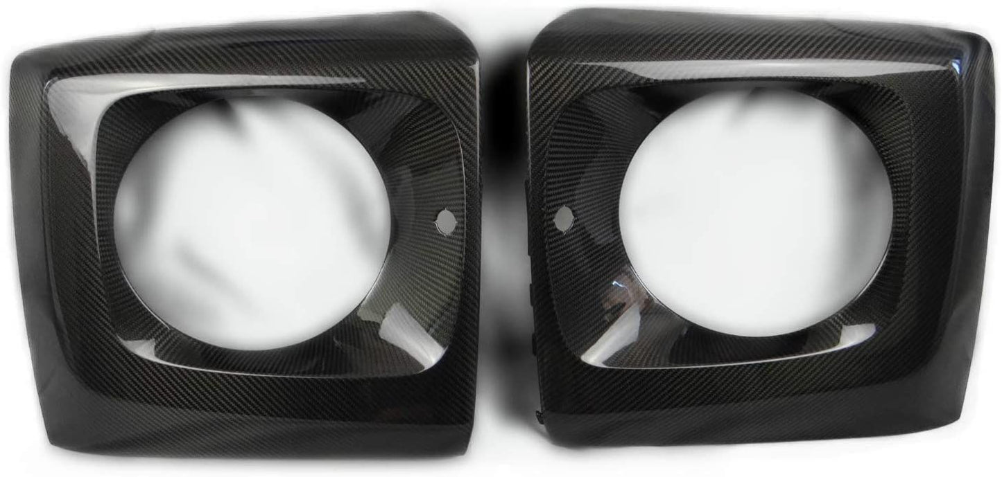 Carbon Fiber Front Headlight Covers for Mercedes-Benz W463A G-Class