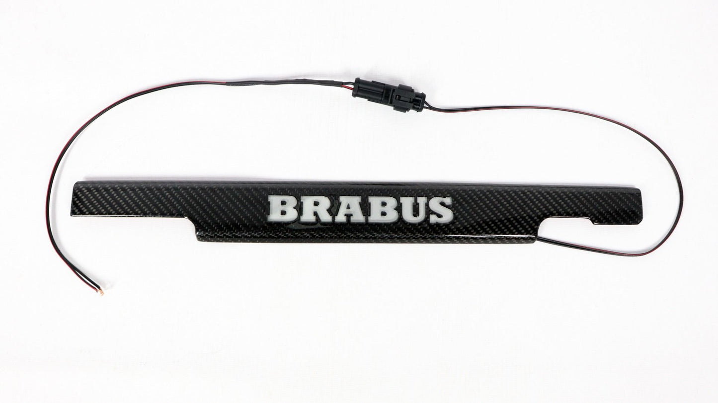 Mercedes-Benz G-Wagon W463 Brabus Style Carbon Fiber LED Door Sills Set 4 pcs
