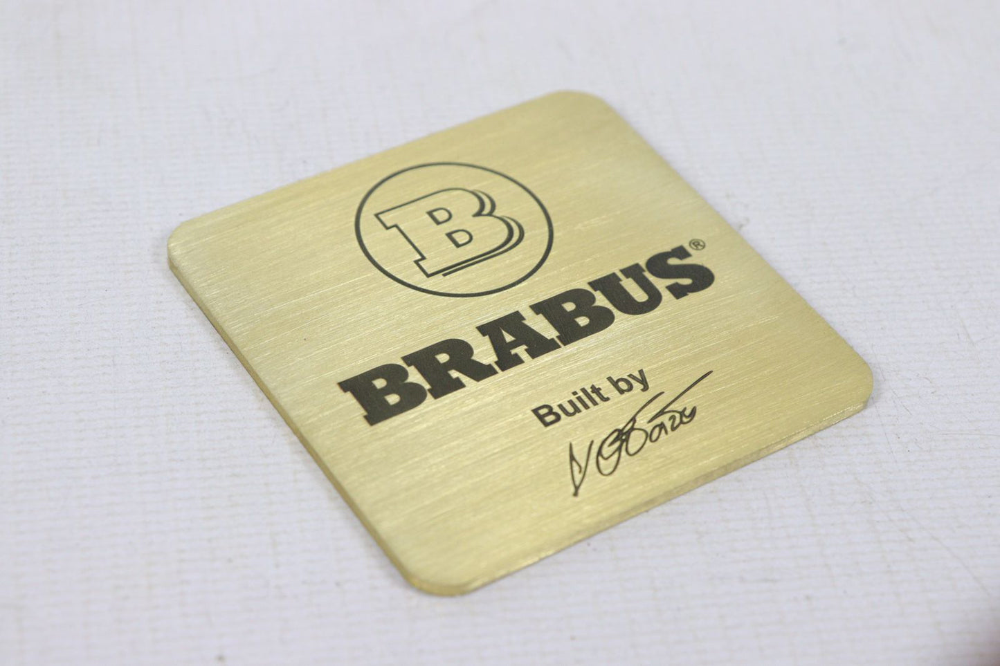 Brabus Style Engine Cover Badge for Mercedes-Benz Cars