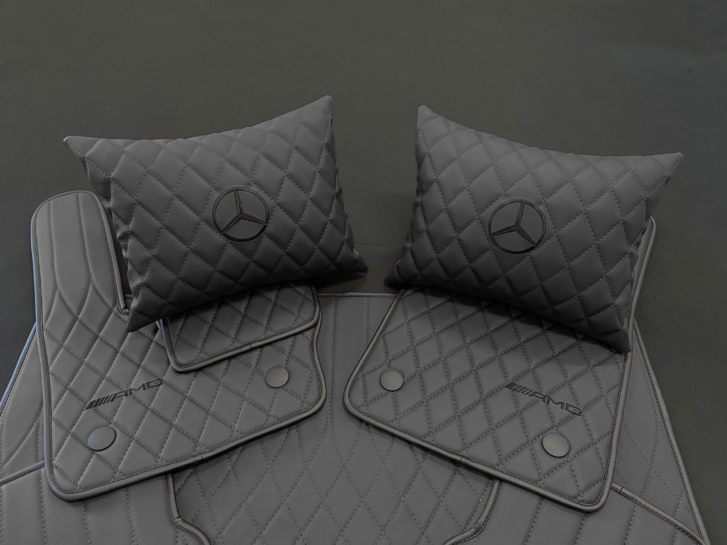 Black AMG Style Floor Mats for Mercedes G Wagon W463A W464 G-Class 2018+